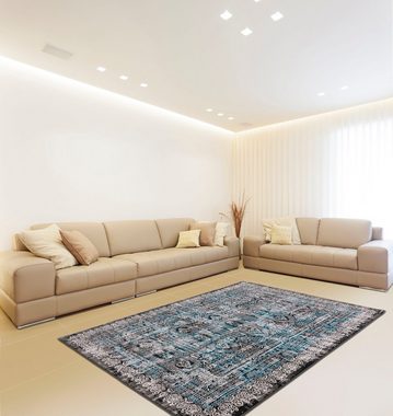 Teppich Ruzica-505, calo-deluxe, rechteckig, Höhe: 6 mm, Flachgewebe, Vintage Design, Wohnzimmer