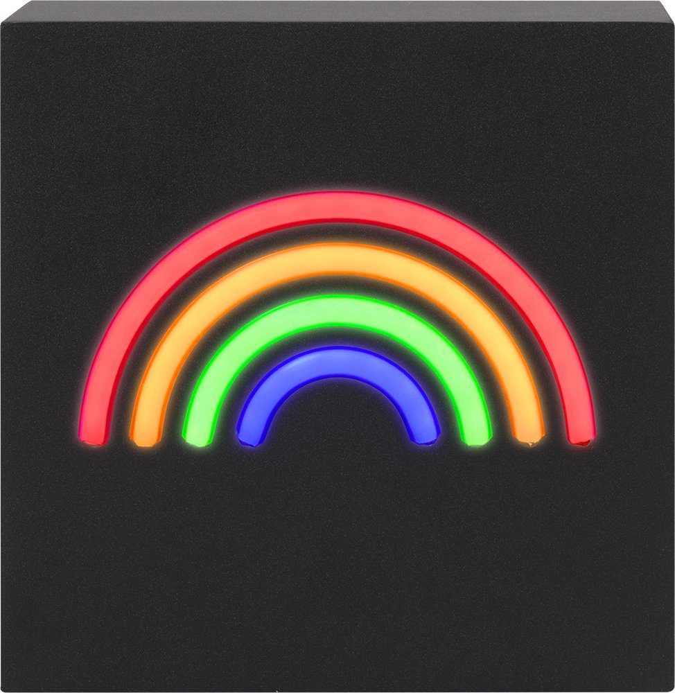 Rainbow BigBen Bluetooth-Lautsprecher Regenbogen) Neon (mit NEON