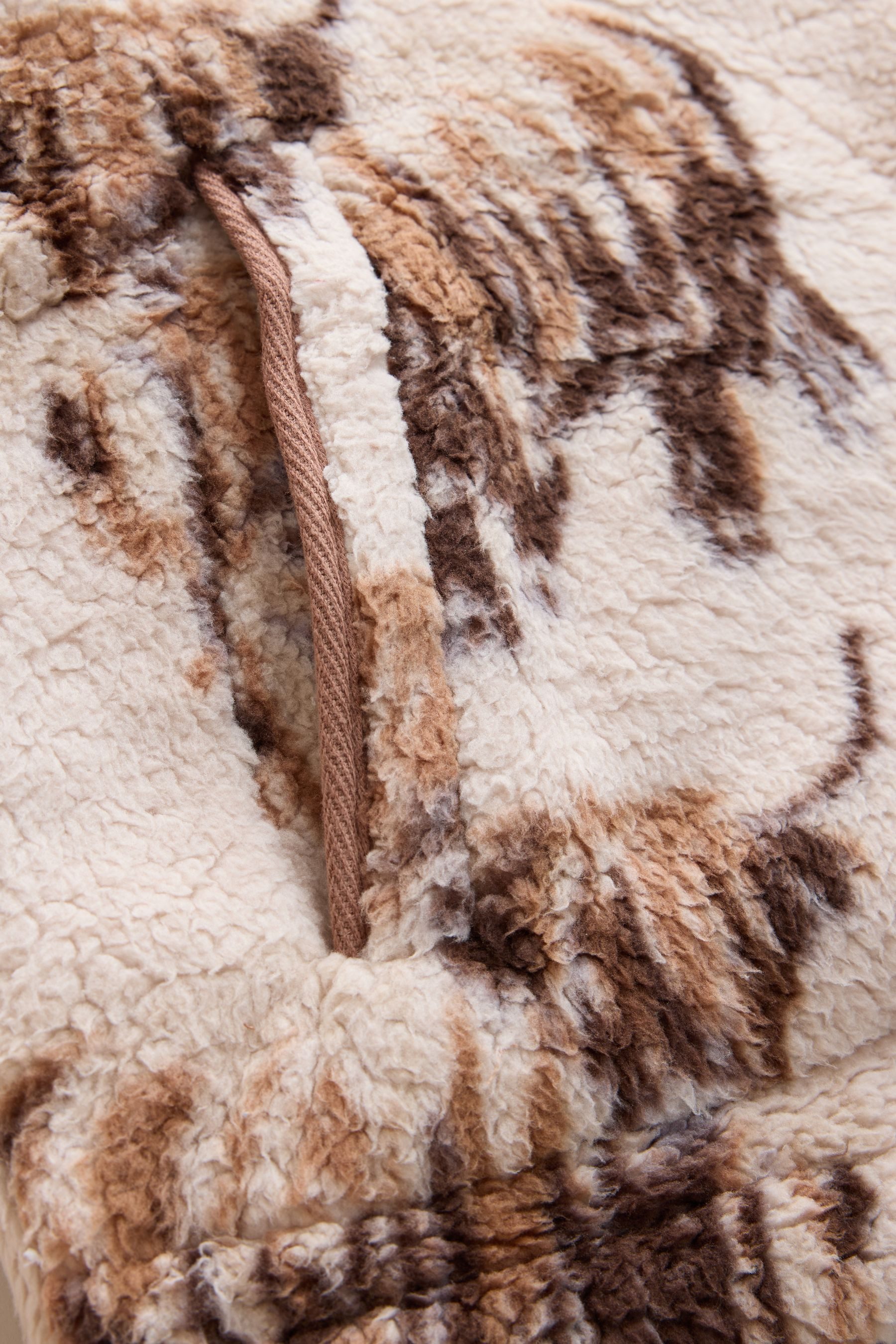 Next Fleecejacke Borg-Fleece mit halben Reißverschluss (1-St) – Bild 3 von 4