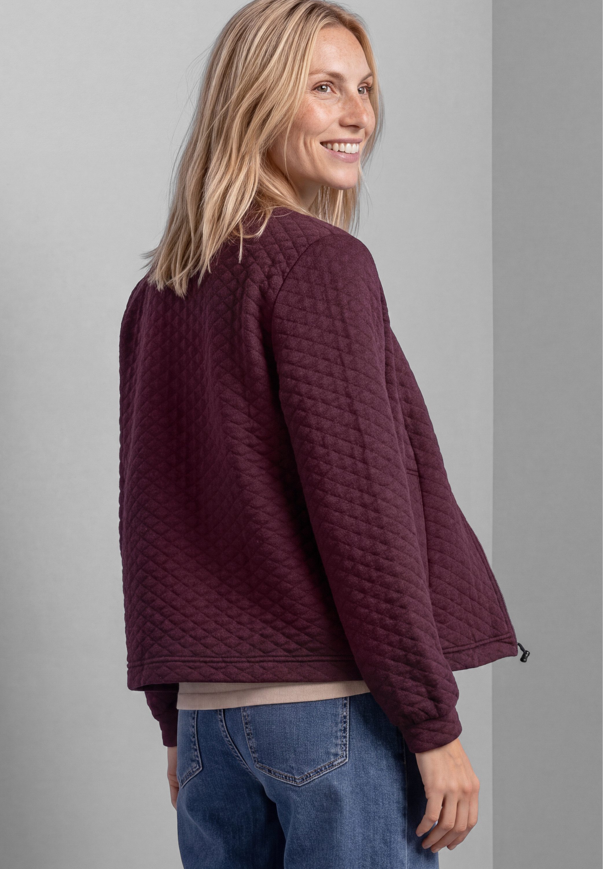 STREET ONE Cardigan mit Rundhalsausschnitt