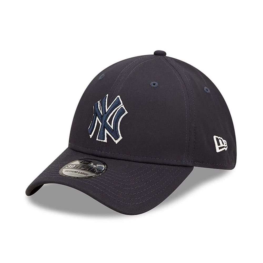 New Era Baseball Cap New Era MLB NEW YORK YANKEES Team Outline 39THIRTY Stretch Fit Cap