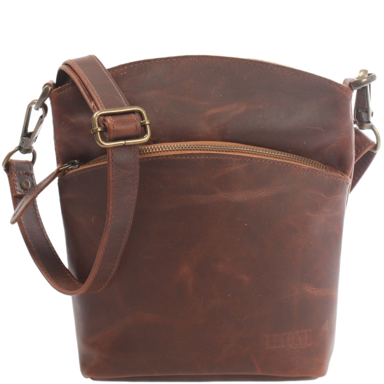 LECONI Umhängetasche kleine Schultertasche Freizeittasche Leder günstig online kaufen