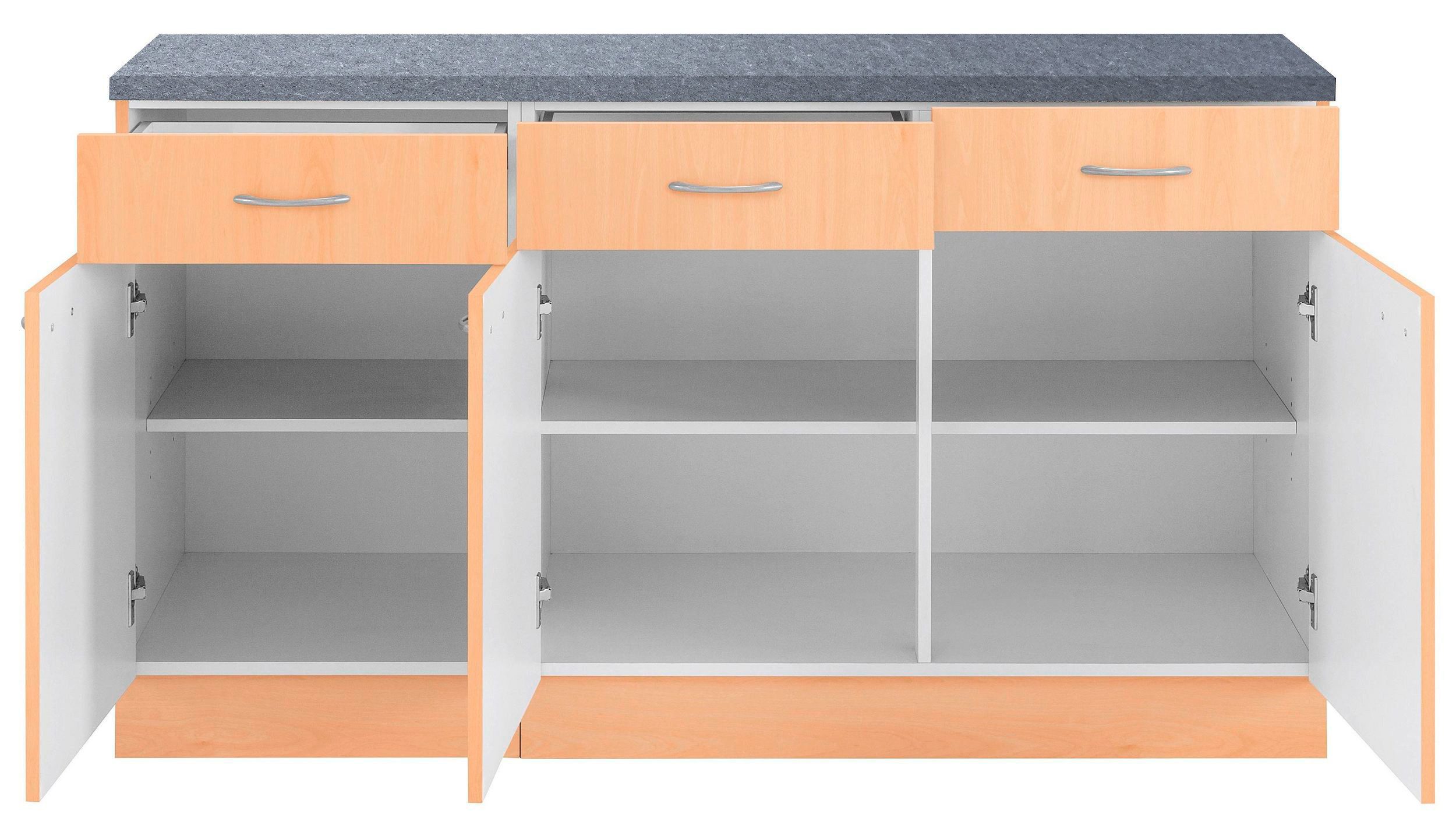 wiho Küchen Unterschrank Kiel 150 cm breit, 50 cm tief – Bild 2 von 2