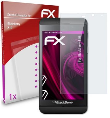 atFoliX Schutzfolie Panzerglasfolie für Blackberry Z10, Ultradünn und superhart