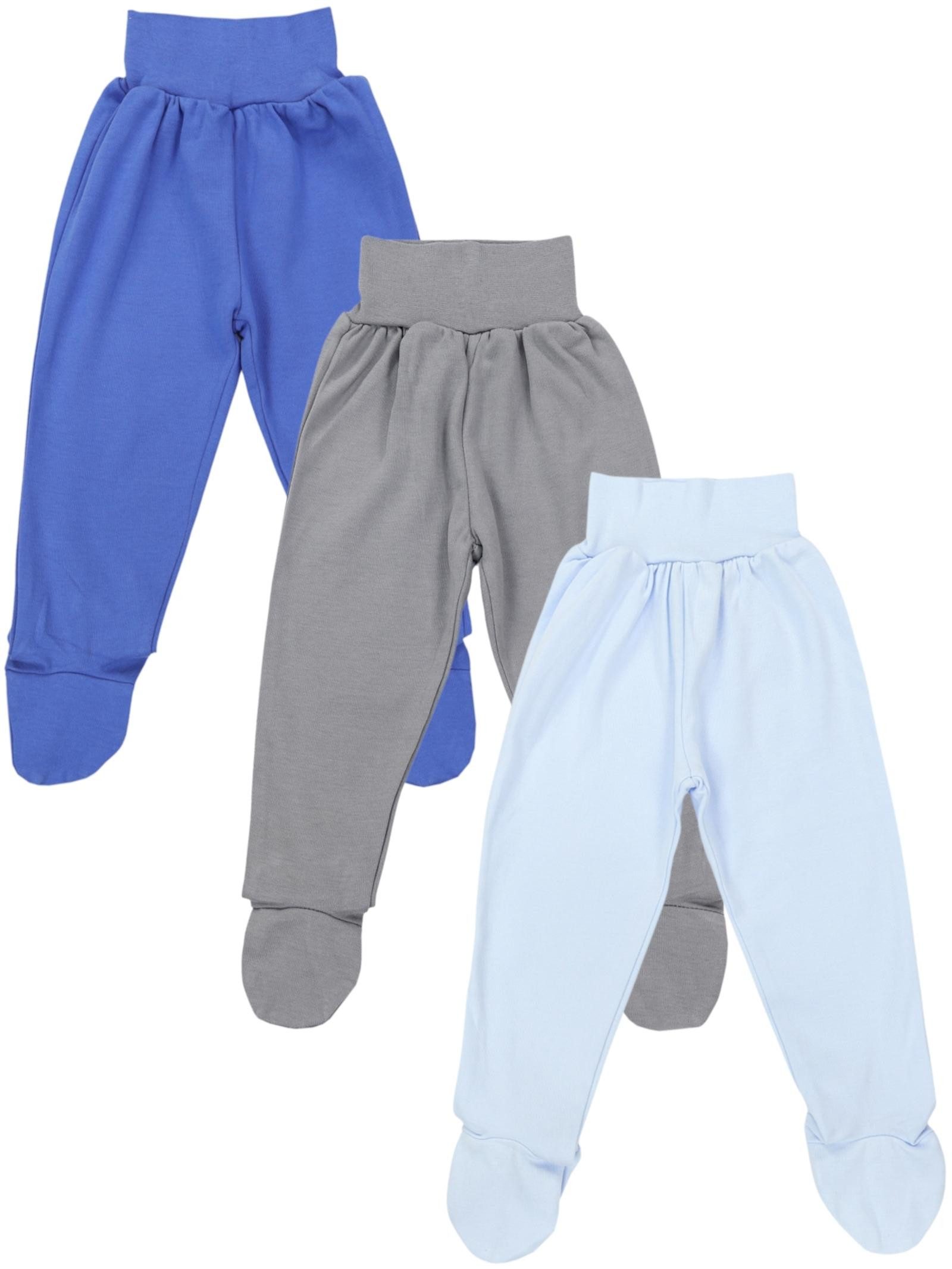 TupTam Strampler TupTam Baby Jungen Strampelhose mit Fuß 3er Pack
