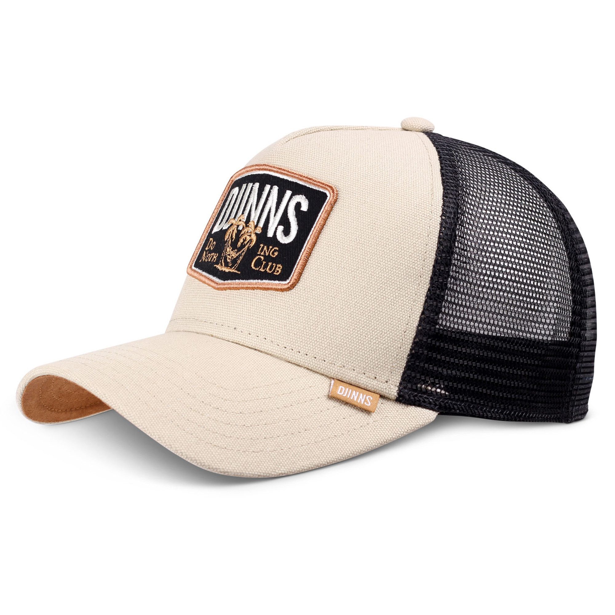 Djinns Trucker Cap Djinns HFT Cap Nothing Club (Basecap, Meshcap, Trucker Kappe) Schirmunterseite Braun