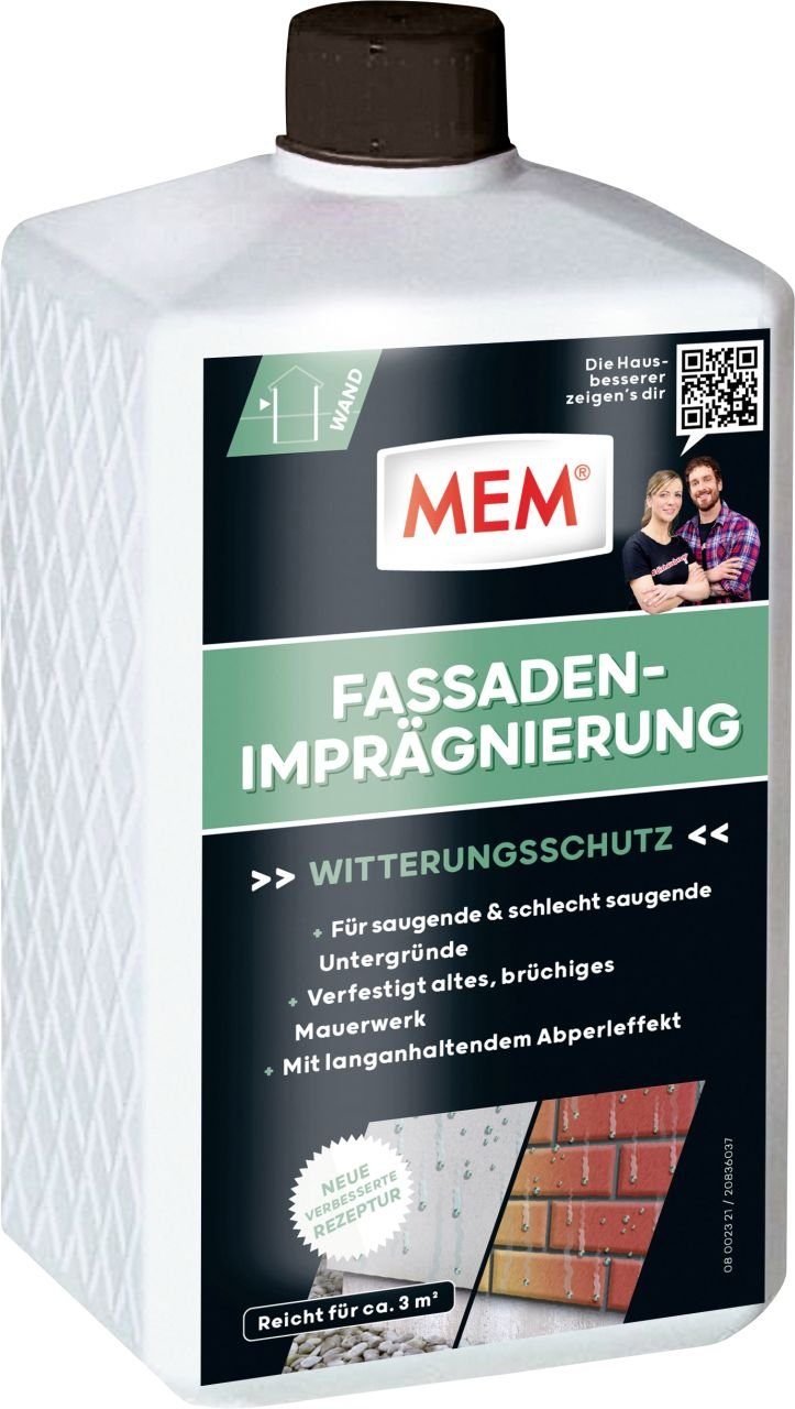 MEM Bauchemie MEM FassadenImprägnierung 1 l NatursteinImprägnierung