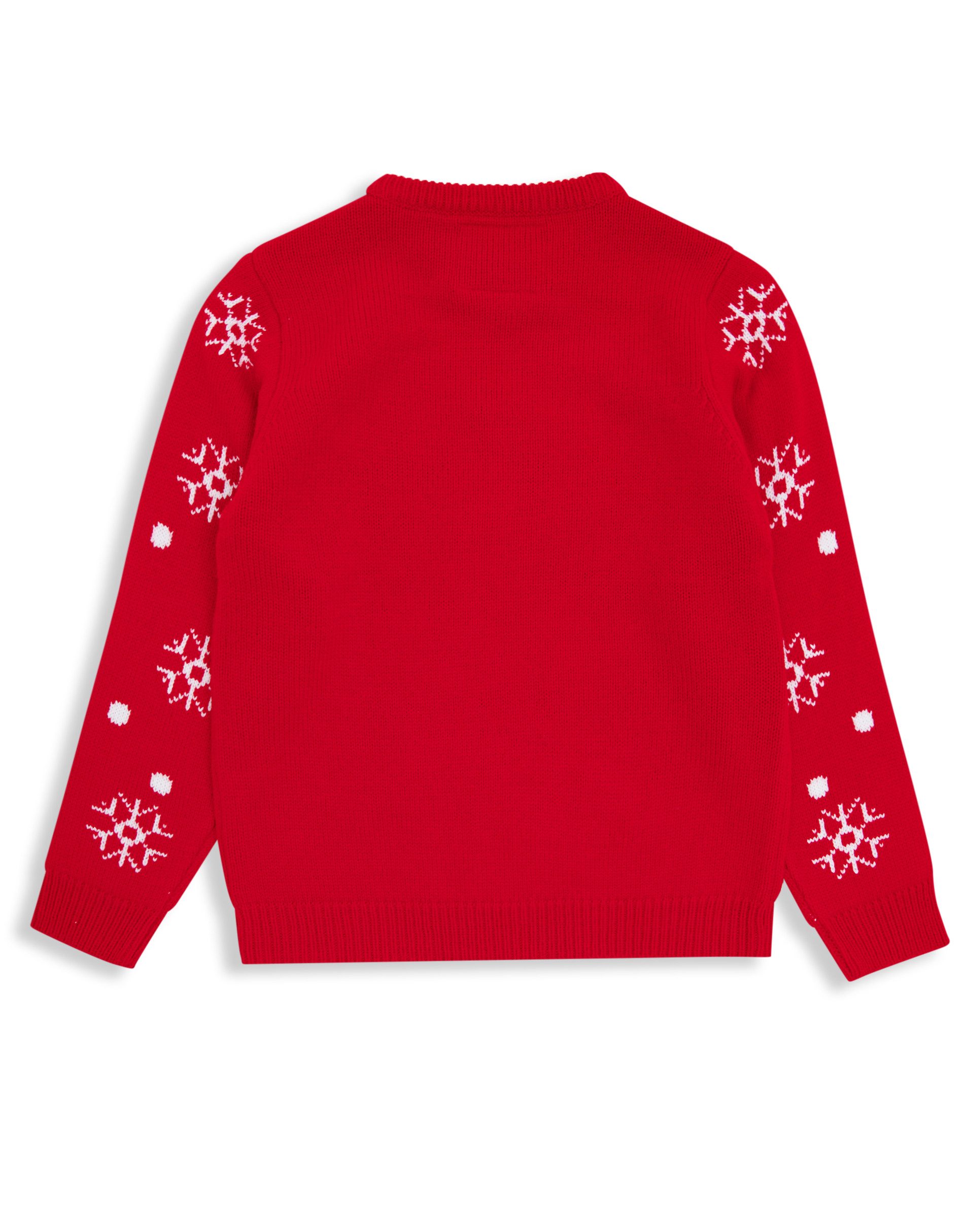 Threadgirls Rundhalspullover Snowman (1-tlg) im Weihnachts-Design