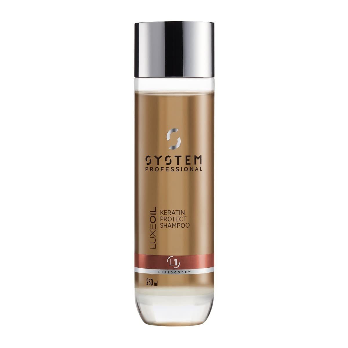 System Professional Haarshampoo System Professional Luxe Oil Keratin Protect Shampoo L1 250ml, Luxuriöse Reinigung