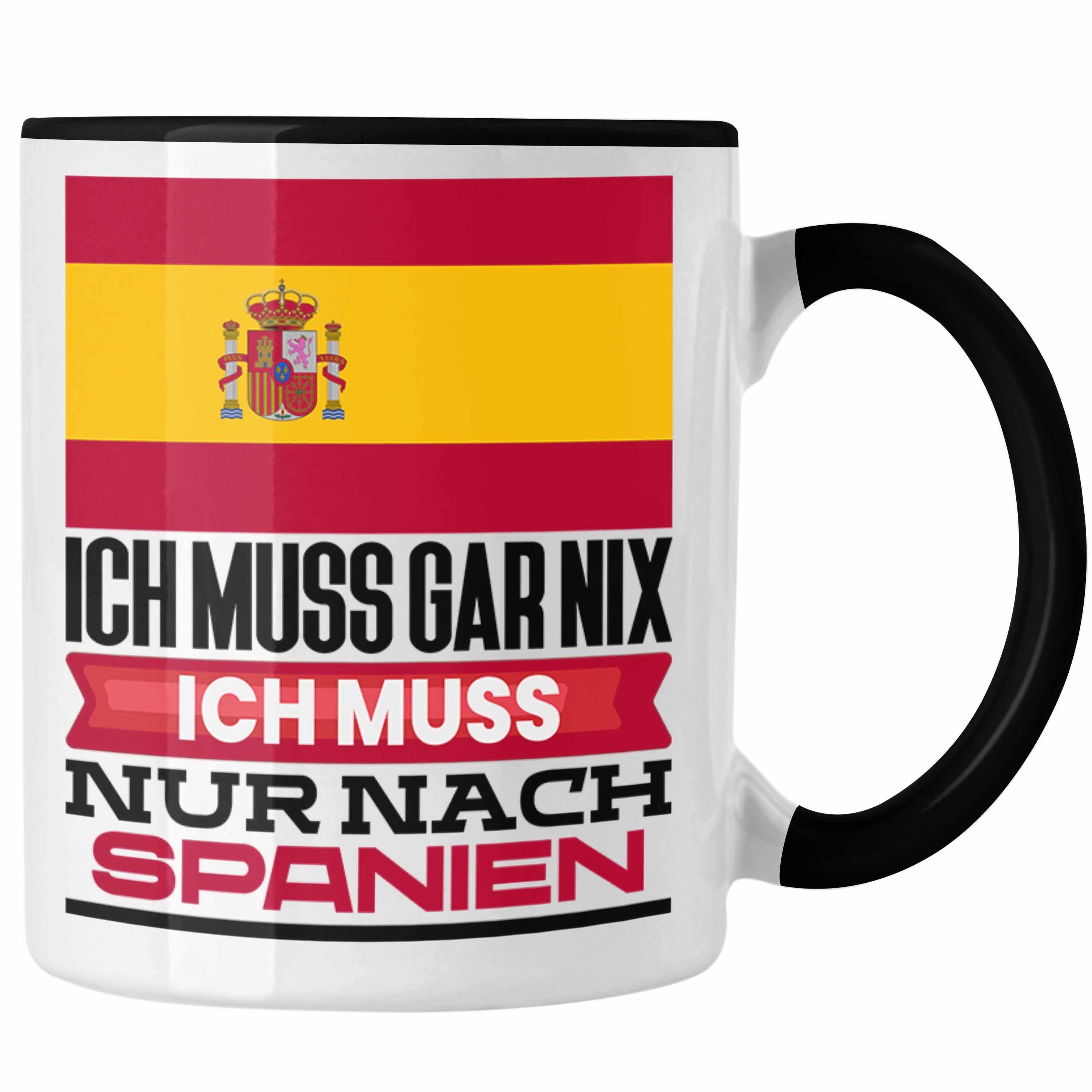 Trendation Tasse Spanien Tasse Geschenk für Spanier Geburtstag Urlaub Geschenkidee Ich