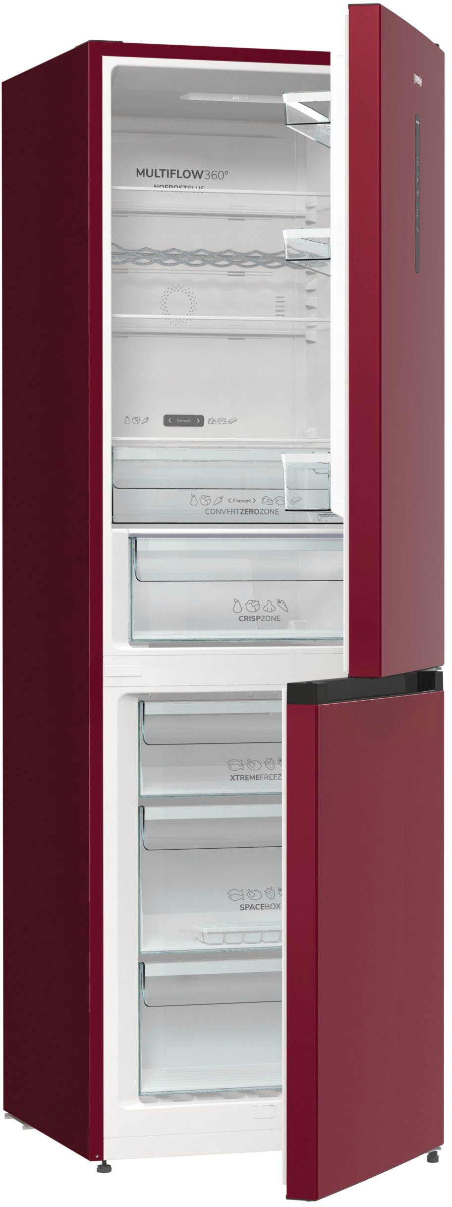 GORENJE Kühl-/Gefrierkombination NK79C0DR, 185 cm hoch, 60 cm breit, 4 Jahre Herstellergarantie
