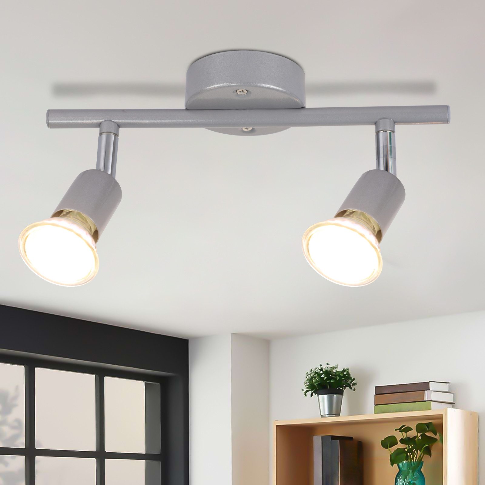 Nettlife LED Deckenstrahler LED Deckenstrahler Schwenkbar GU10 1/2/3/4 Flam günstig online kaufen