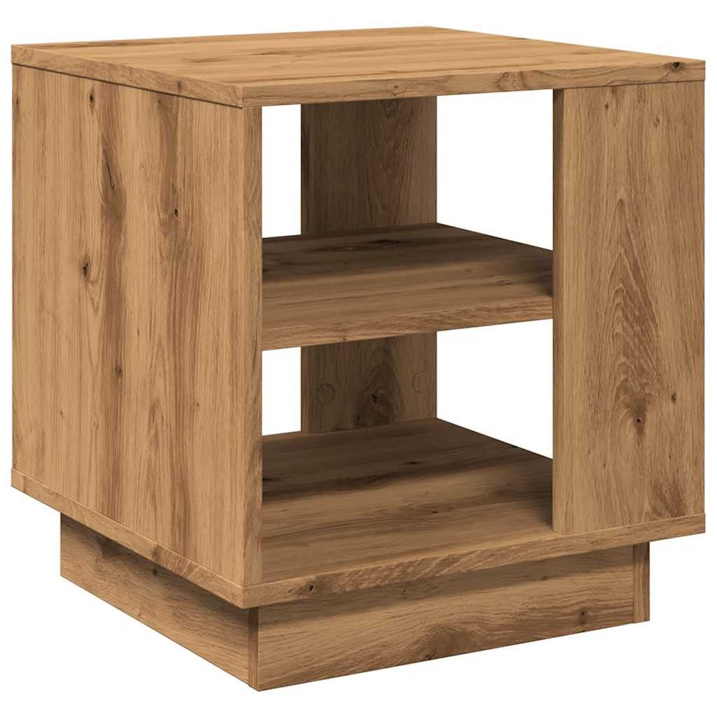 vidaXL Couchtisch 40 x 40 x 43 cm Couchtisch Artisan-Eiche 40x40x43 cm Spanplatte