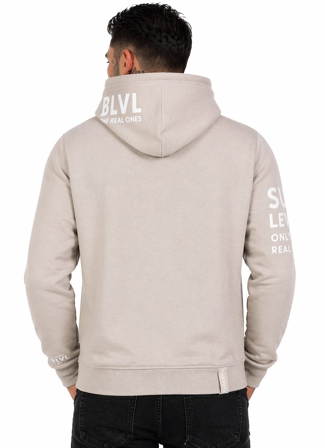 SUBLEVEL Kapuzenpullover Herren mit Reißverschluss Zipper Hoody Jacke Super Soft S-XXL Perfekte Passform Hochwertige Verarbeitung, Angenehm weich & bequem
