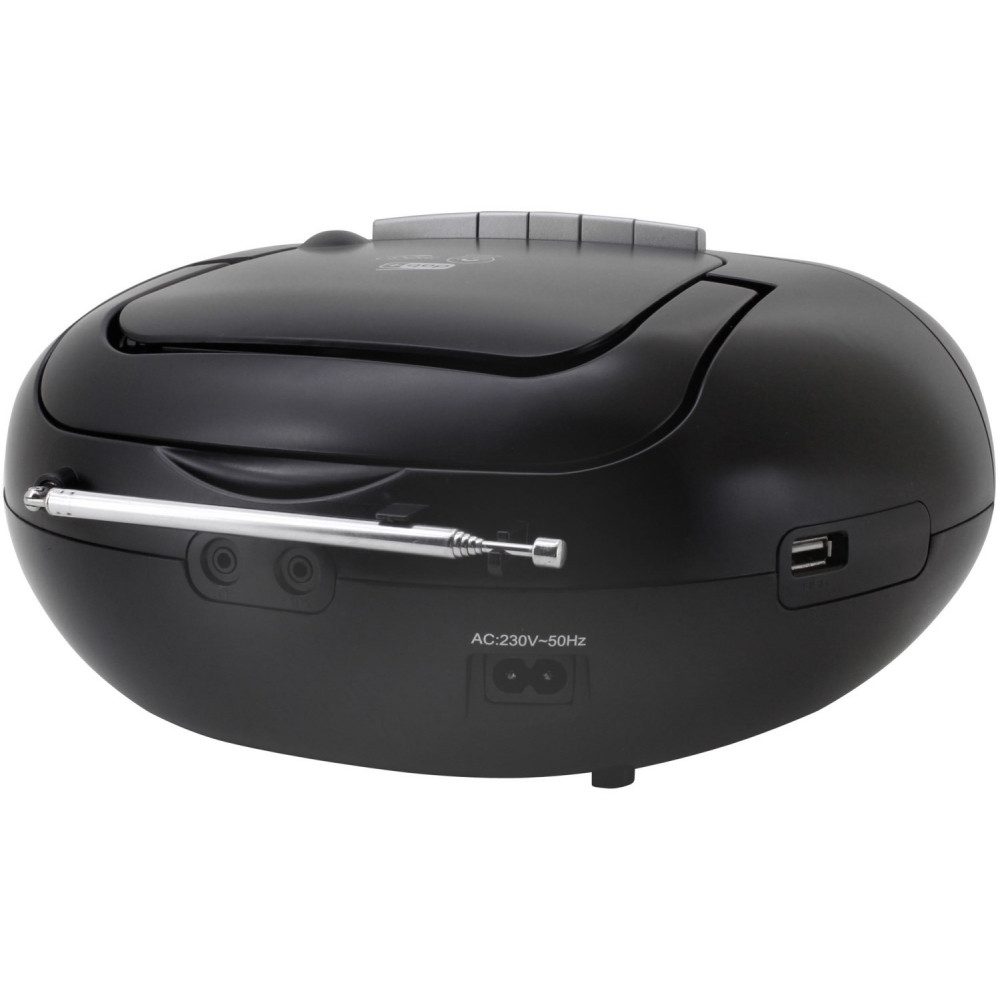 Soundmaster Soundmaster SCD7800SW CD/Radio-System schwarz. Kompaktanlage (Tuner für UKW/DAB+, PLL-Synthesizer-Tuner, Integriertes Kassetten-Laufwerk, PLL-Synthesizer-Tuner)