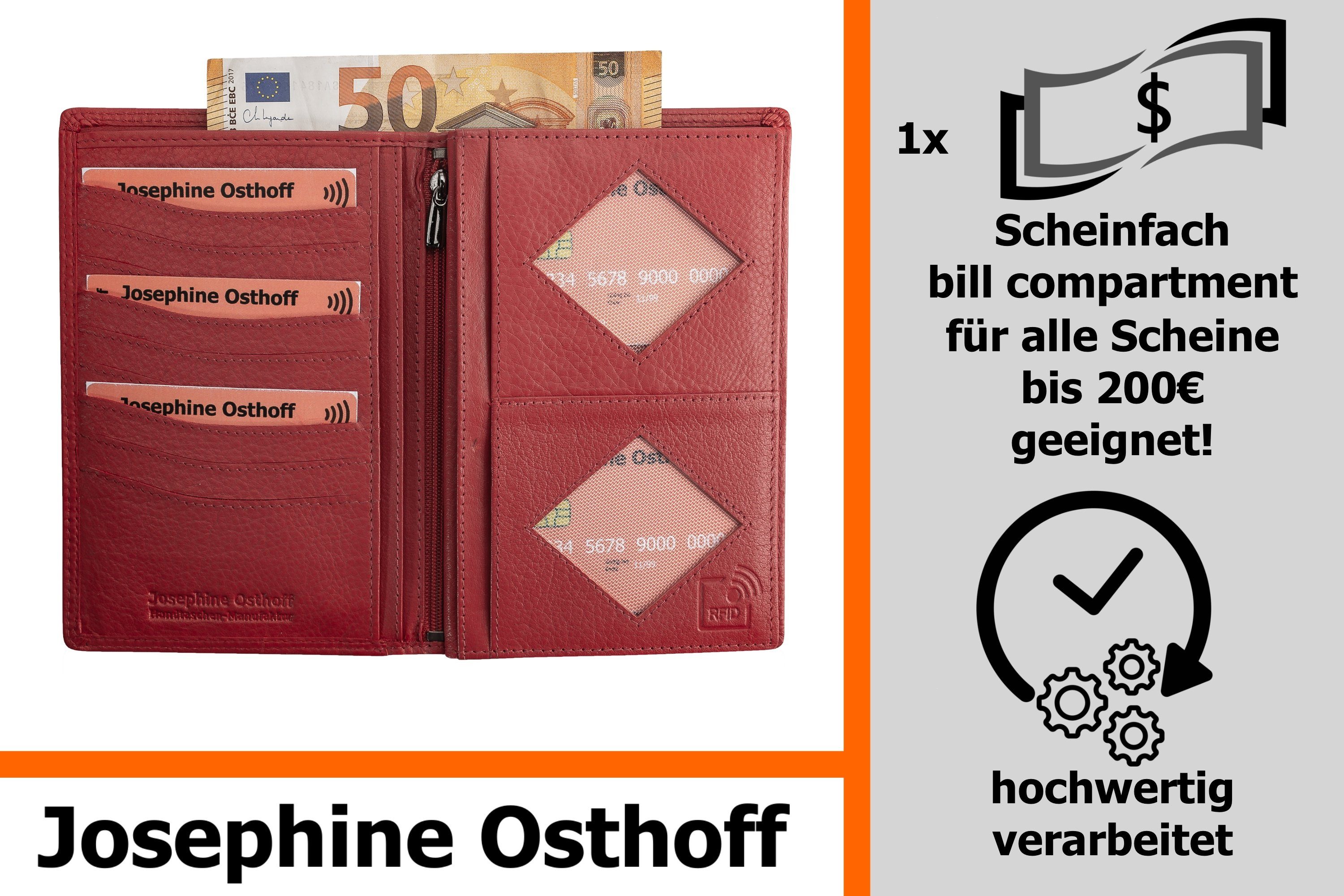 kirsche Brieftasche Brieftasche Josephine Osthoff