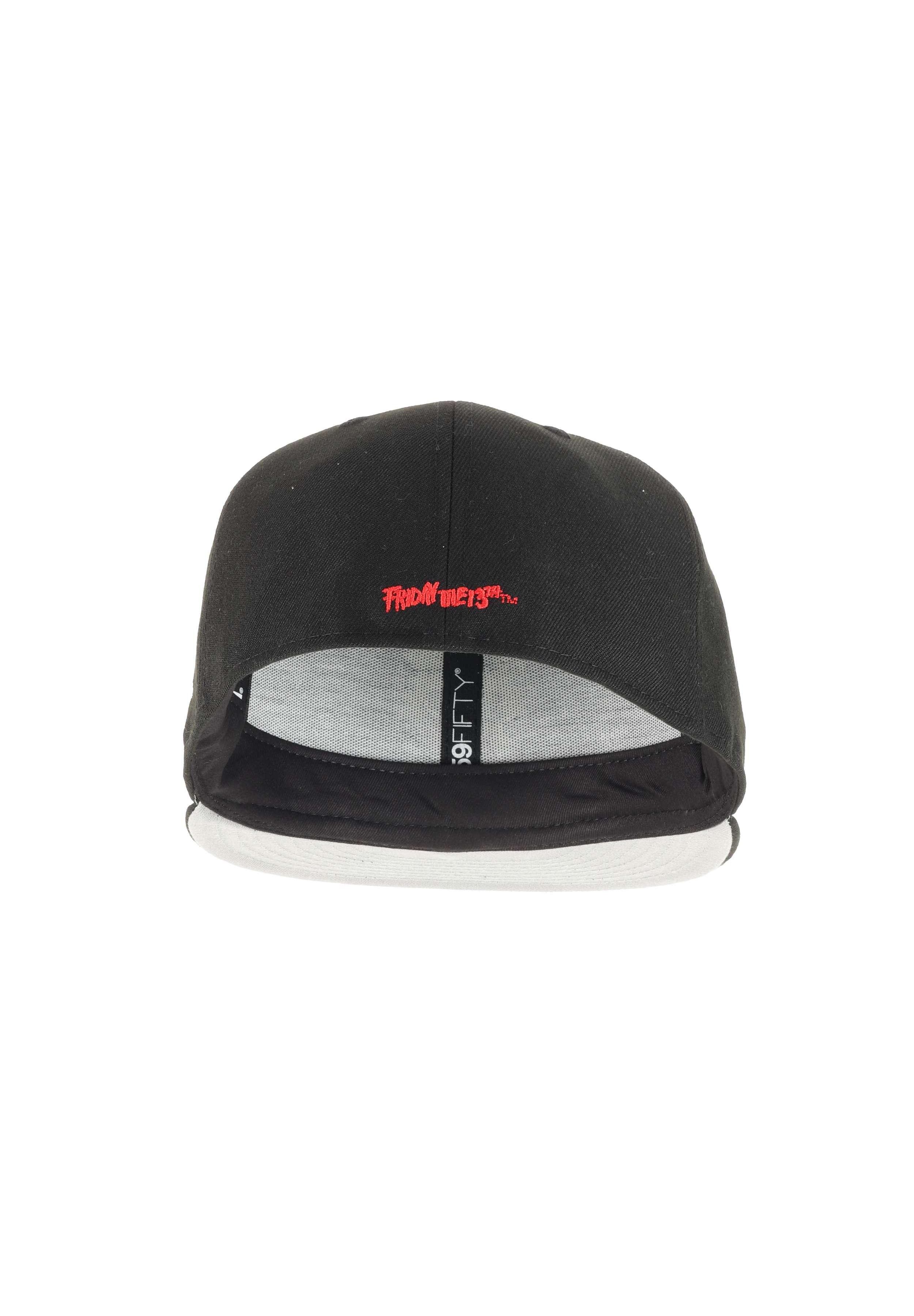 New Era Flat Cap Freitag der 13. Jason Maske Schwarz Grau 59Fifty Basecap N günstig online kaufen