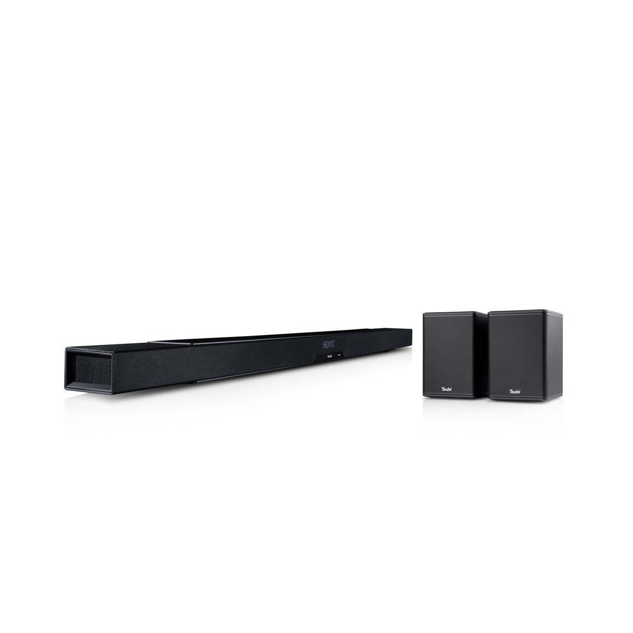 Teufel CINEBAR LUX Surround "5.0-Set" Soundbar (Bluetooth, HDMI, LAN, WLAN, 150 W, Internetradio, Sleeptimer) Schwarz