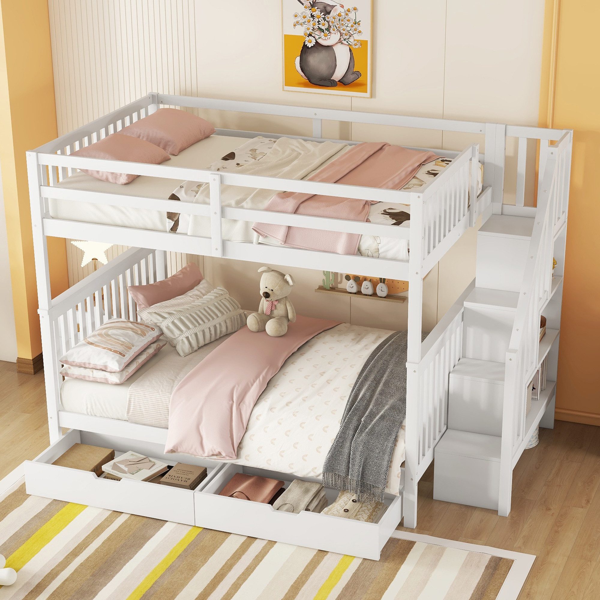 Odikalo Etagenbett Kinderbett Hochbett 90x200 140x200 günstig online kaufen