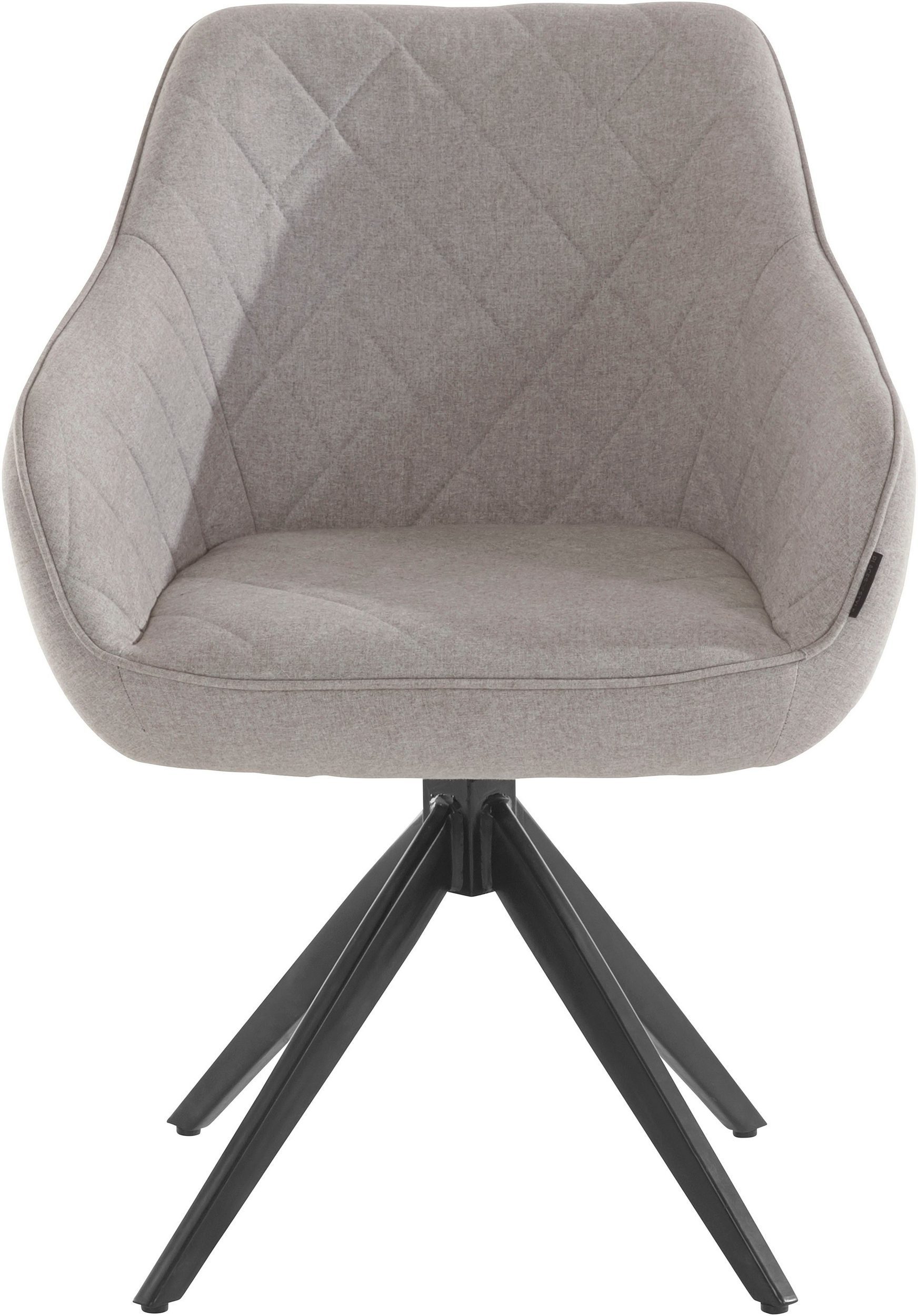 loft24 Esszimmerstuhl Janine (Set, 2 St), Armlehnstuhl mit Drehfunktion, Po günstig online kaufen