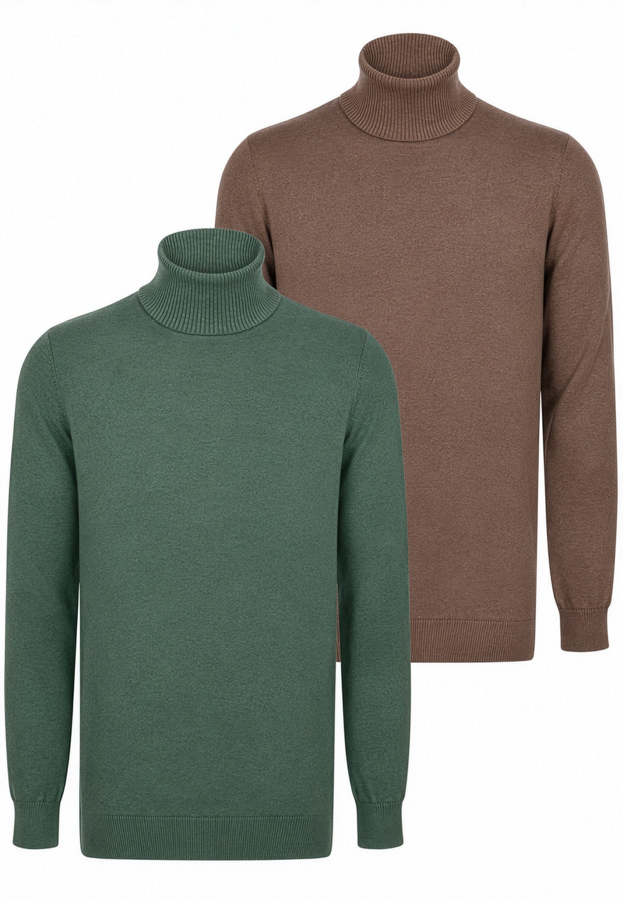 Felix Hardy Rollkragenpullover 2er-Pack Rollkragenpullover (Set)