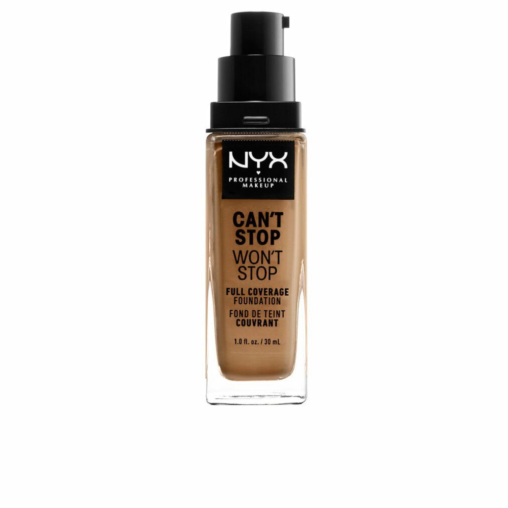 Nyx Professional Make Up Foundation Can't Stop Won't Stop Full Coverage Foundation Golden 30ml