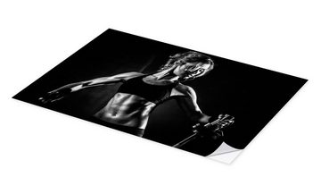 Posterlounge Wandfolie Editors Choice, Sportlerin mit Langhantel II, Fitnessraum Fotografie
