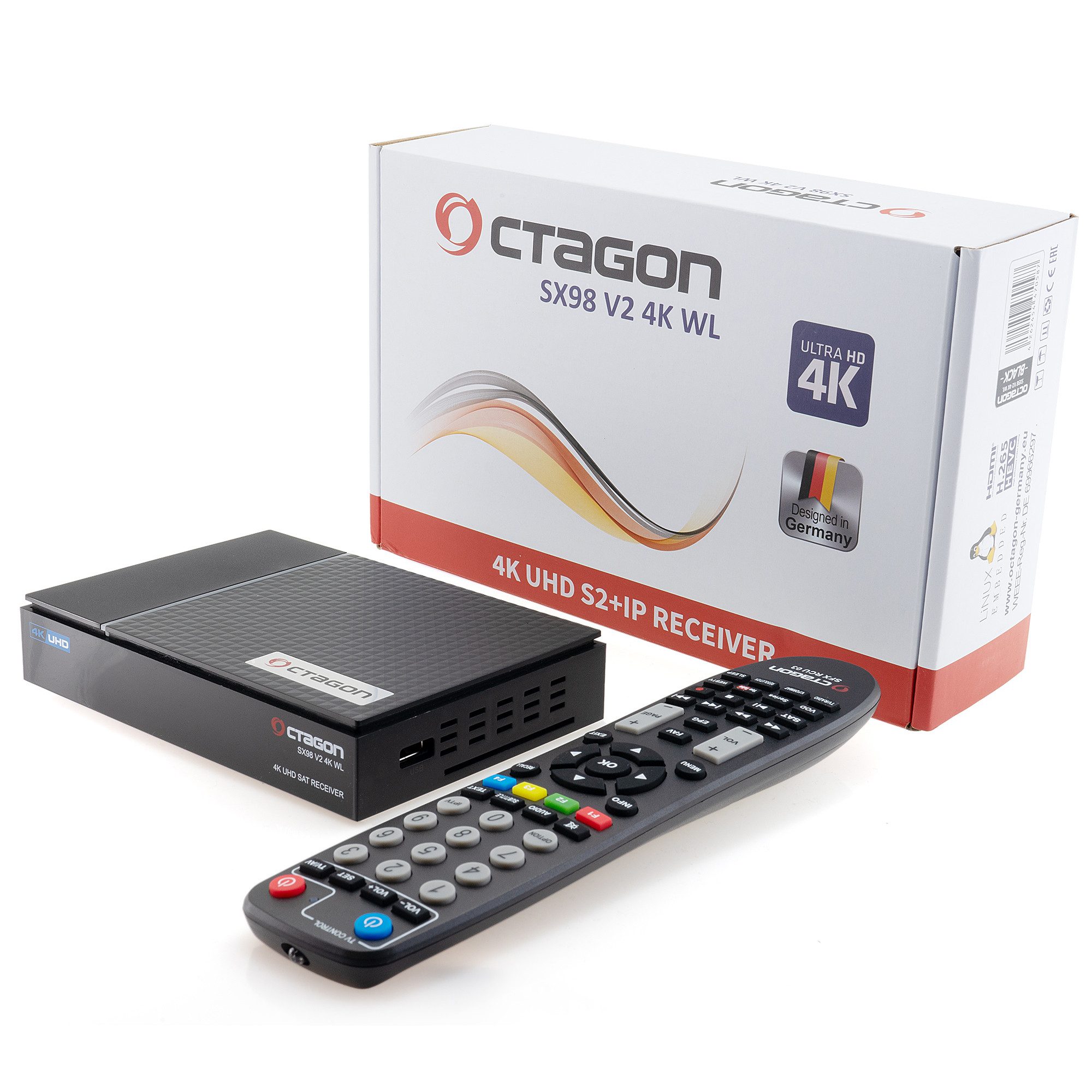 Octagon SX 98 V2 4K DVB-S2 Sat Receiver SAT-Receiver
