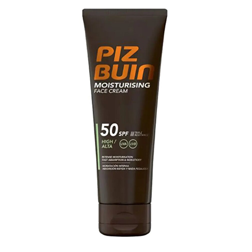 Piz Buin Sonnenschutzpflege MOISTURISING Gesichtscreme SPF50+