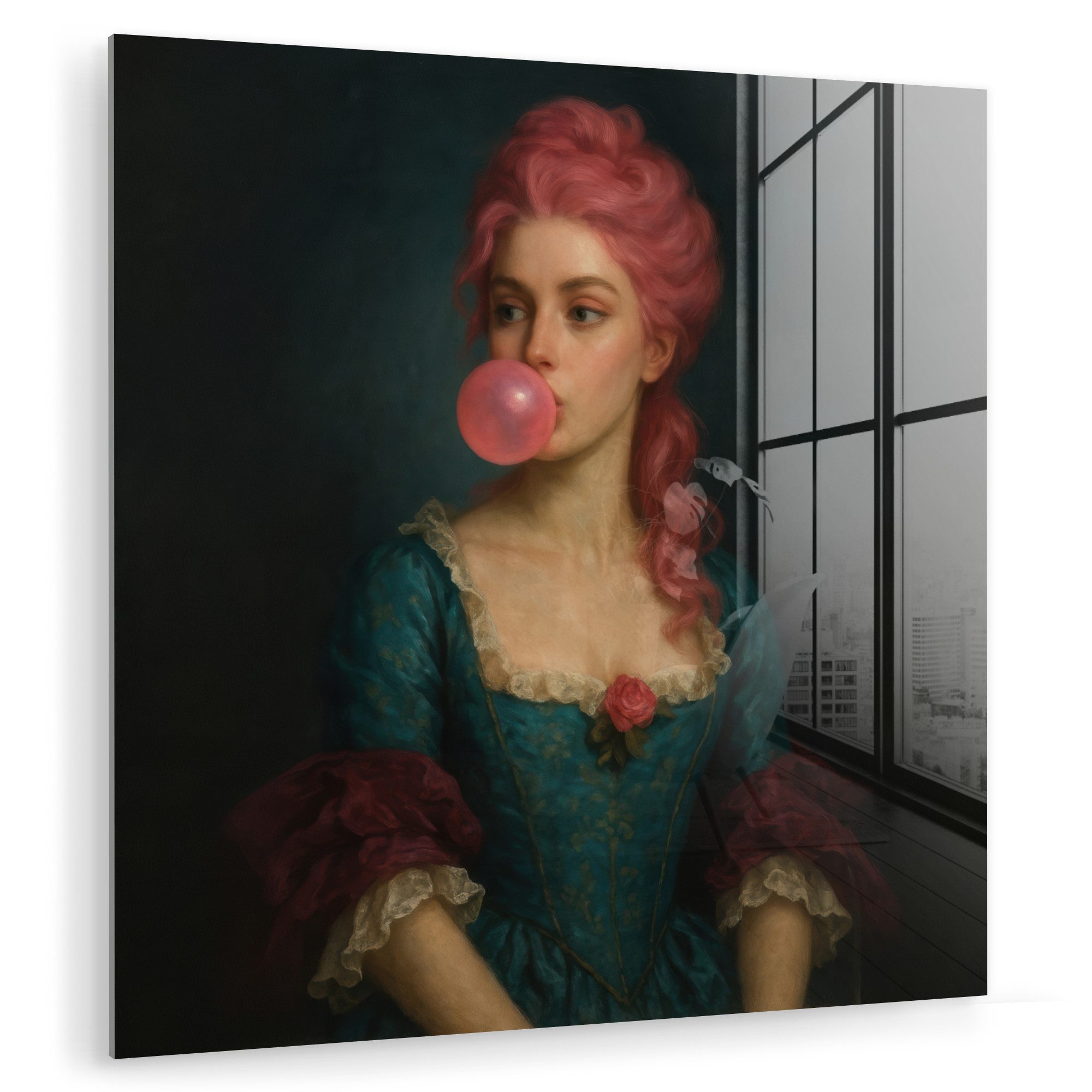 MuchoWow Acrylglasbild Frau - Porträt - günstig online kaufen