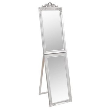 furnicato Wandspiegel Standspiegel Silbern 45x180 cm