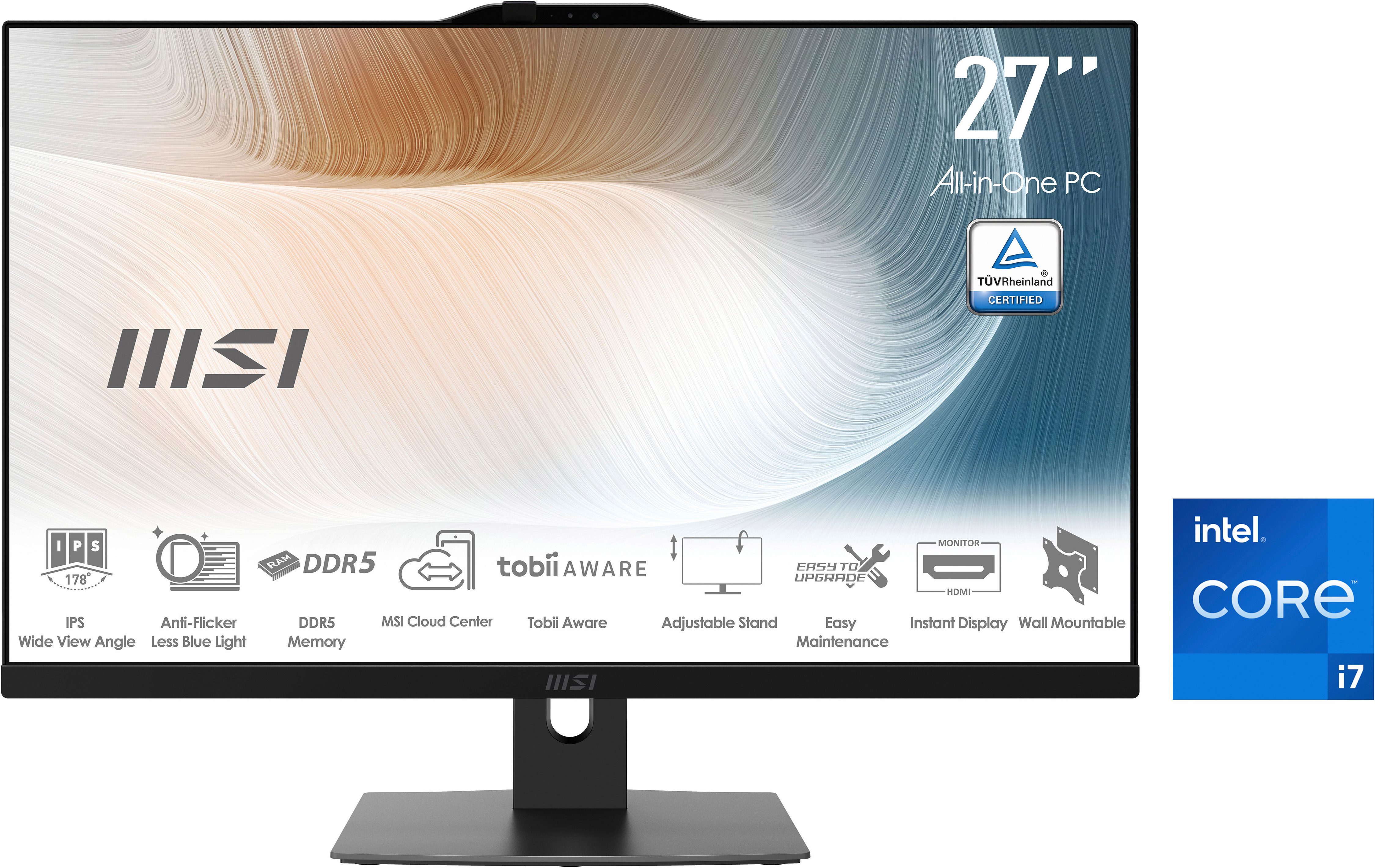MSI Modern AM272P 1M-1234DE All-in-One PC (27 Zoll, Intel Core 7 150U, Intel® Graphics, 16 GB RAM, 1000 GB SSD)