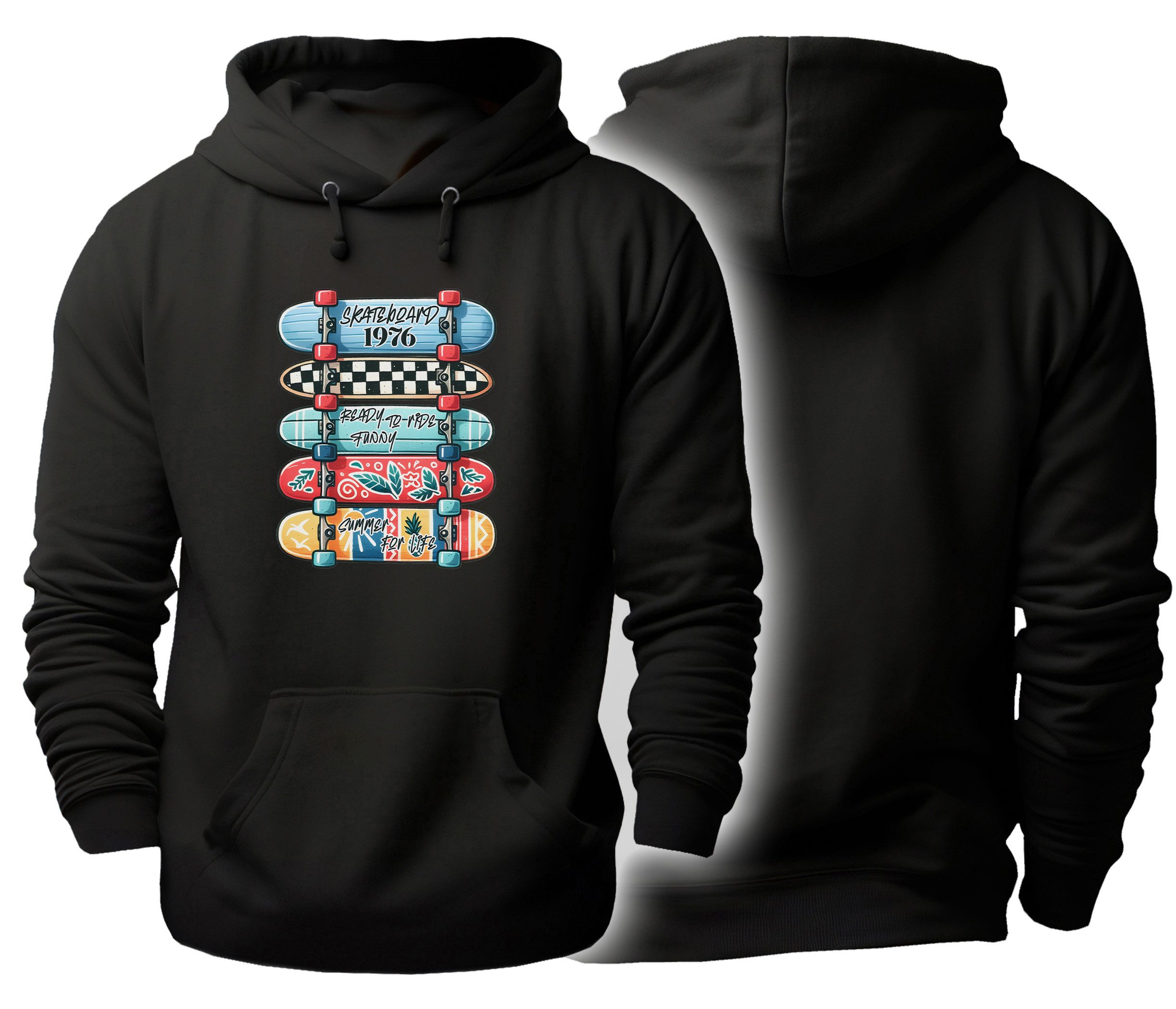 Sweatshirt Herren und Damen Hoodie - Skater Kapuzensweater