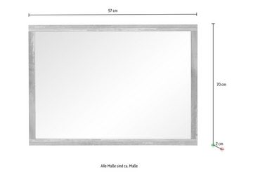 Innostyle Garderobenspiegel BONANZA (1-St), Spiegelfläche 62,4 x 89,8 cm