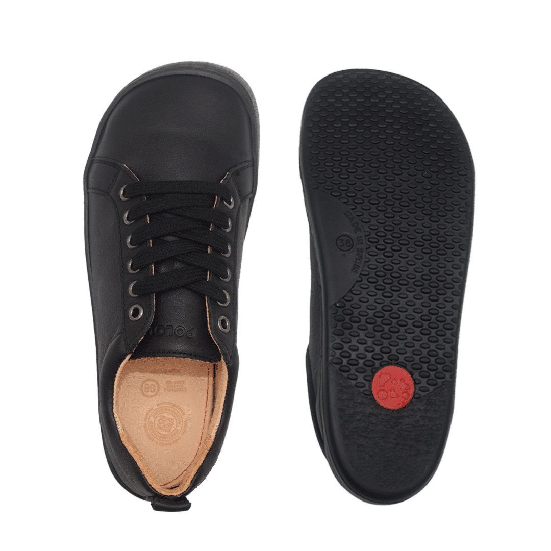 POLOLO Plus Erwachsenen Barfuß Sneaker, Barfußschuh aus natürlich gegerbtem Leder