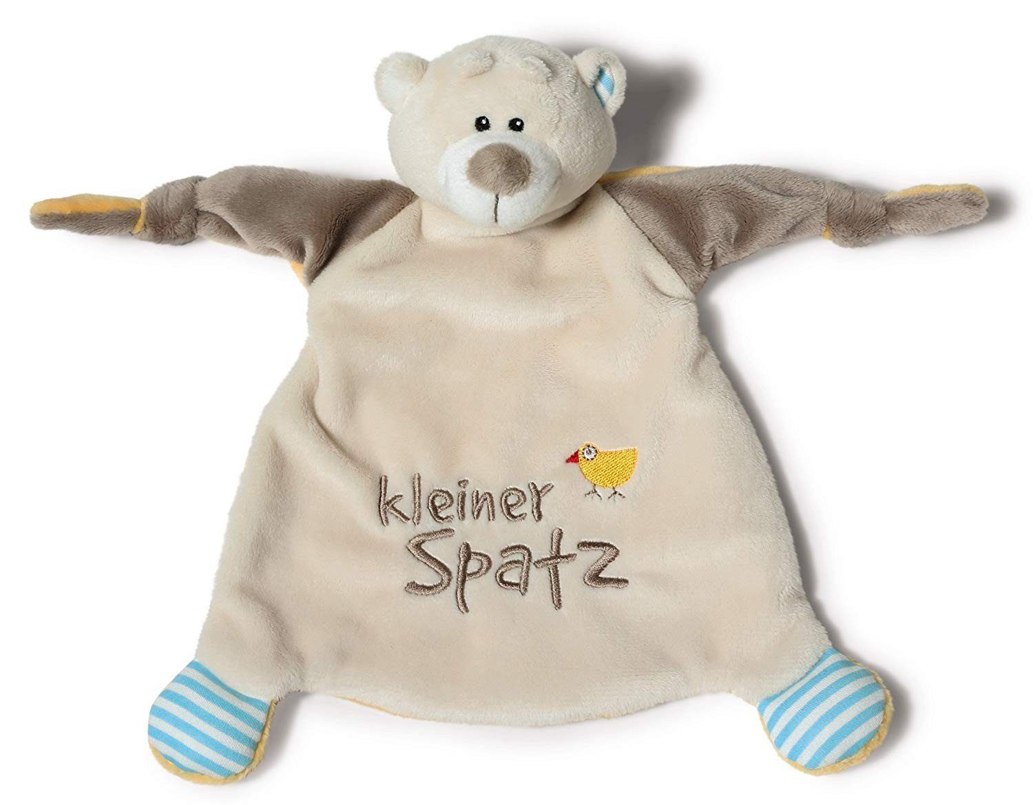 Nici Plüschfigur Nici 40041 Schmusetuch Bär Kleiner Spatz 25x25cm an Header günstig online kaufen