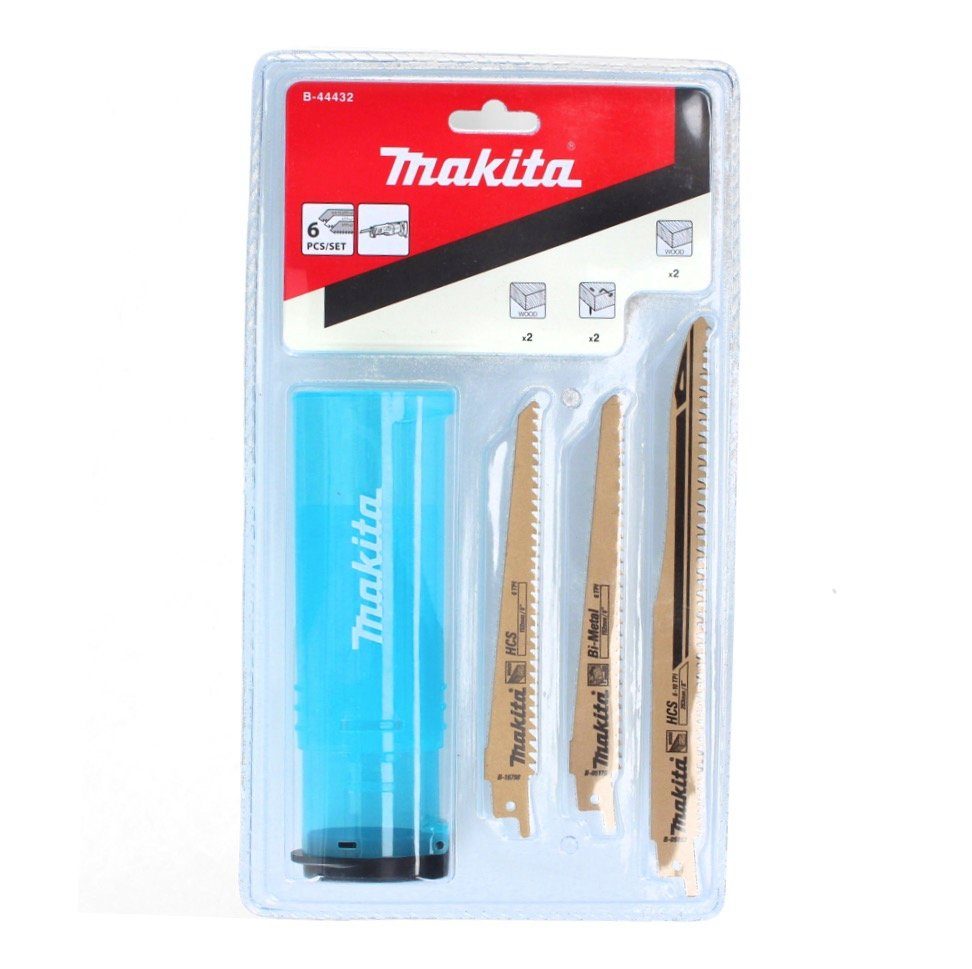 Makita Säbelsägeblatt Reciprosägeblatt Sortiment A 152 - 203 mm 6 tlg. (B-44432) für Holz – Bild 5 von 5