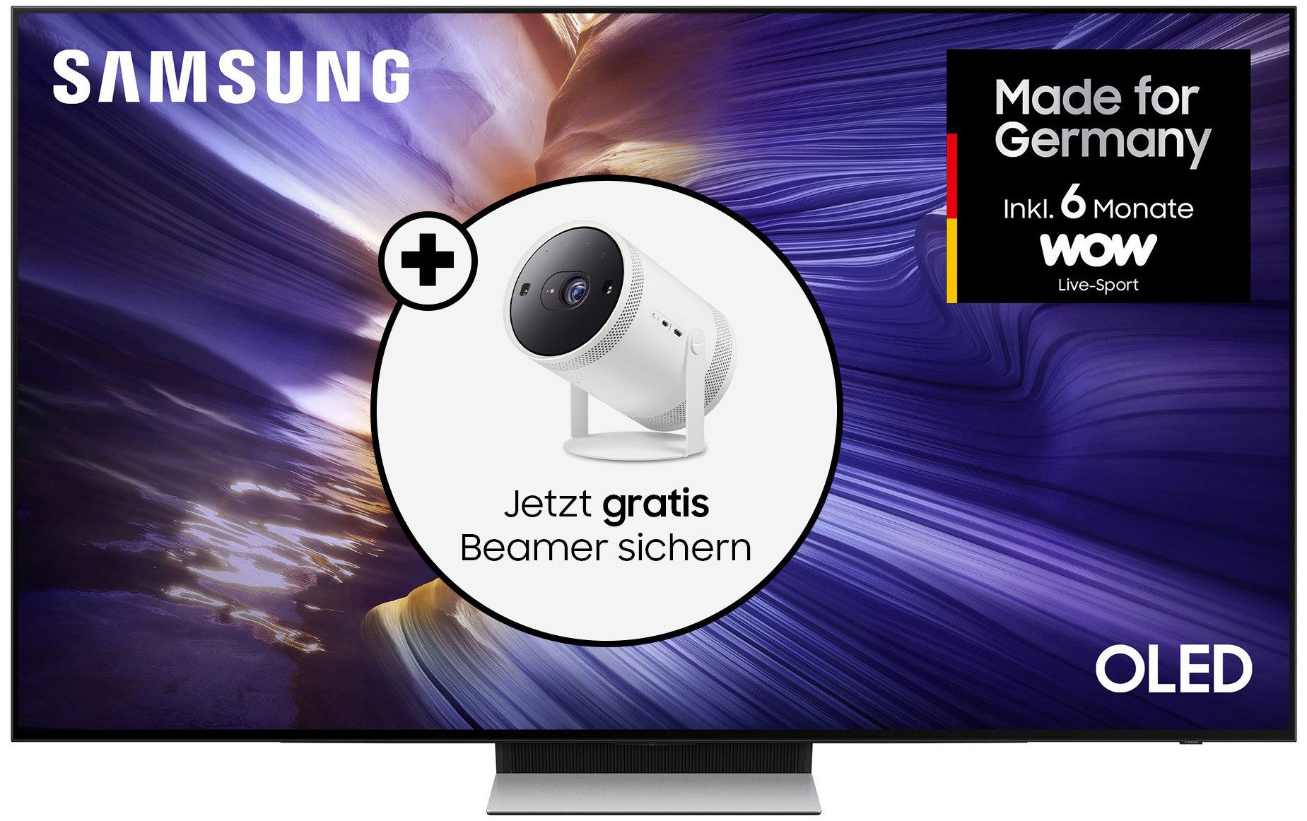 Samsung GQ77S91FAE OLED-Fernseher (194 cm/77 Zoll, 4K Ultra HD, Smart-TV)
