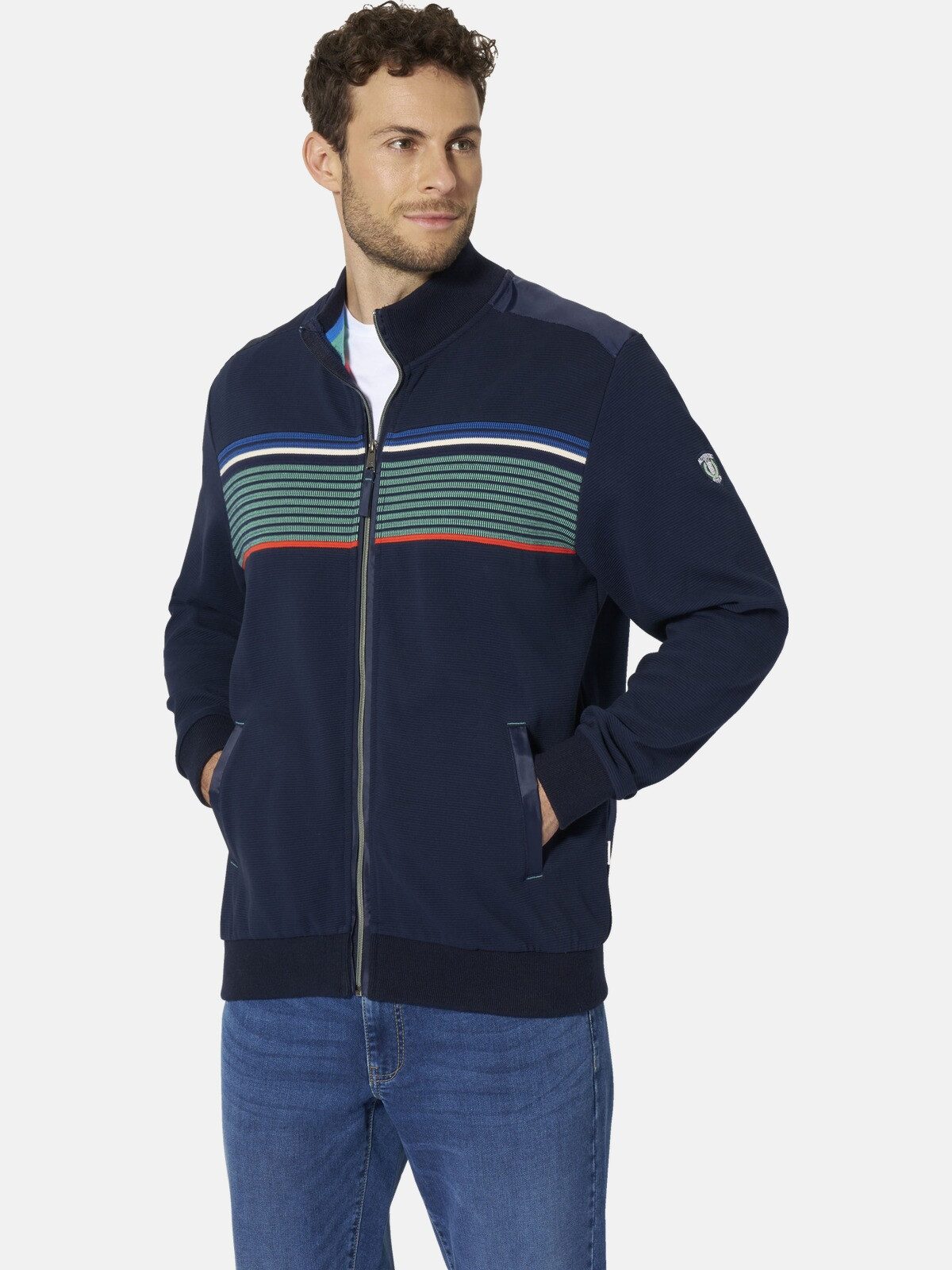 Babista Sweatjacke STEFZIRA mit sportlichen Kontrasten