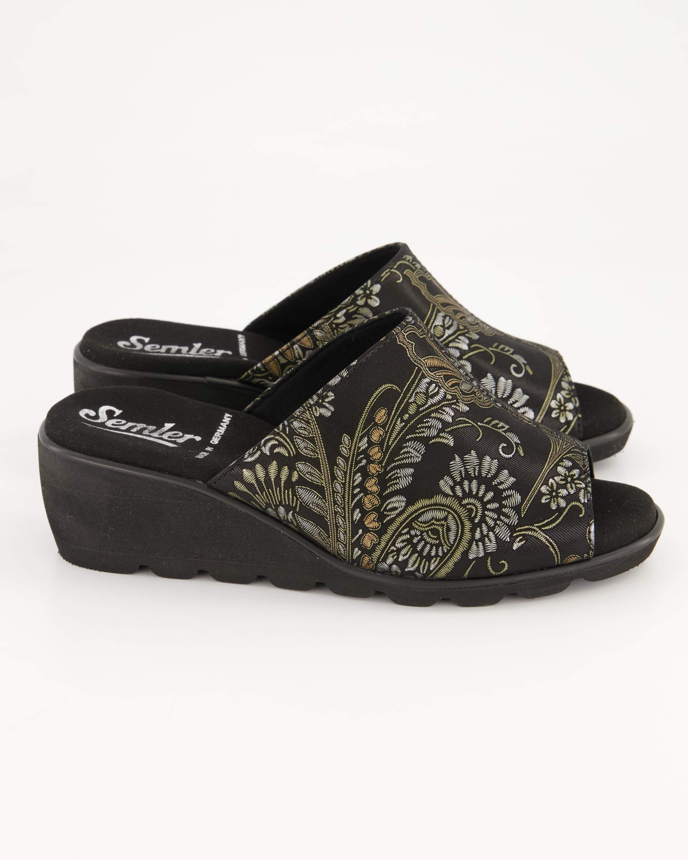 Semler Inka Pantolette Obermaterial: Leder