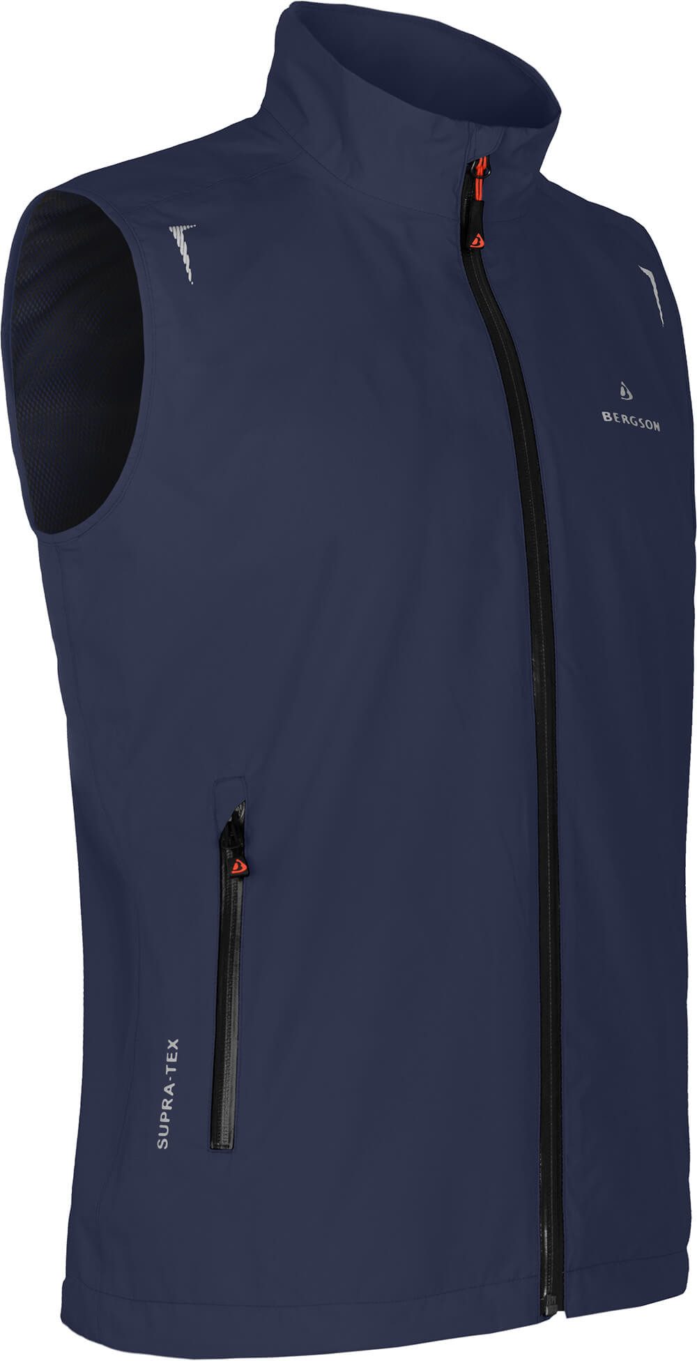 Bergson Regenjacke EGGEN Weste Herren Regenweste, günstig online kaufen