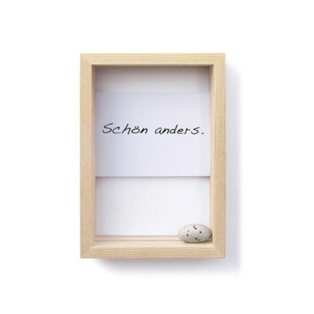 side by side Tischkartenhalter Kartenrahmen aus Eschenholz