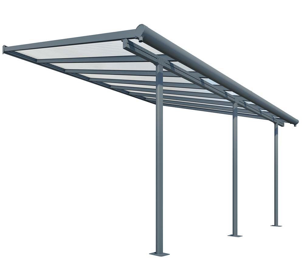 Palram - Canopia Terrassendach Sierra, BxT: 555x286 cm, (1-St), 7 Jahre Herstellergarantie, LxBxH 286x555x305cm