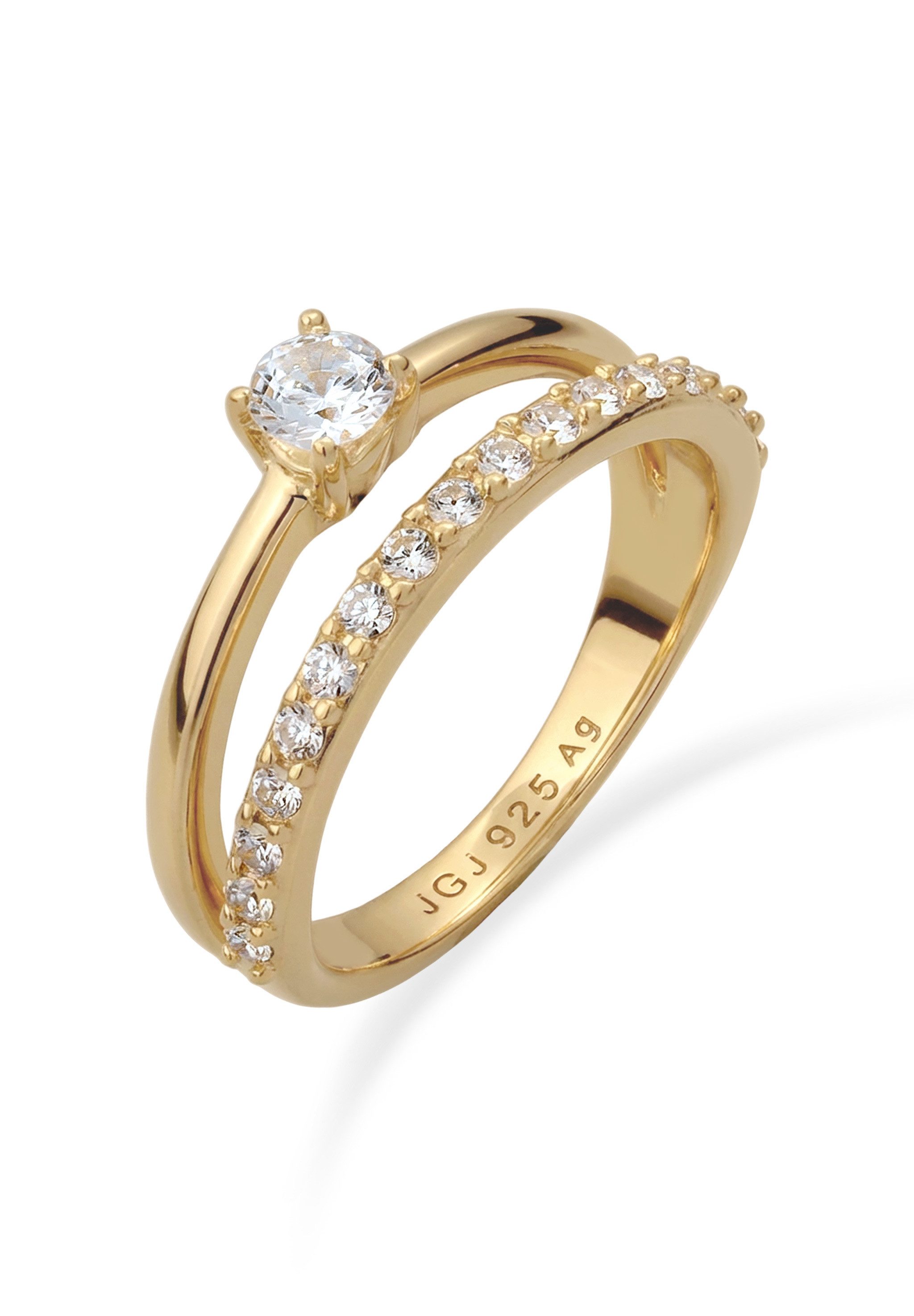 Fingerring mit Kristallen von Swarovski® 925 Sterling Silber