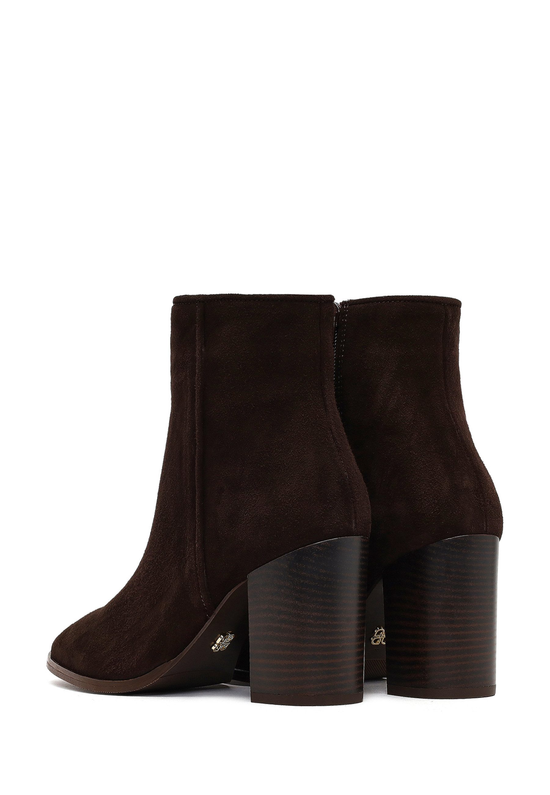 Derimod Absatz-Stiefeletten aus Leder Ankleboots Reißverschluss, Synthetikfutter, Absatz 8 cm