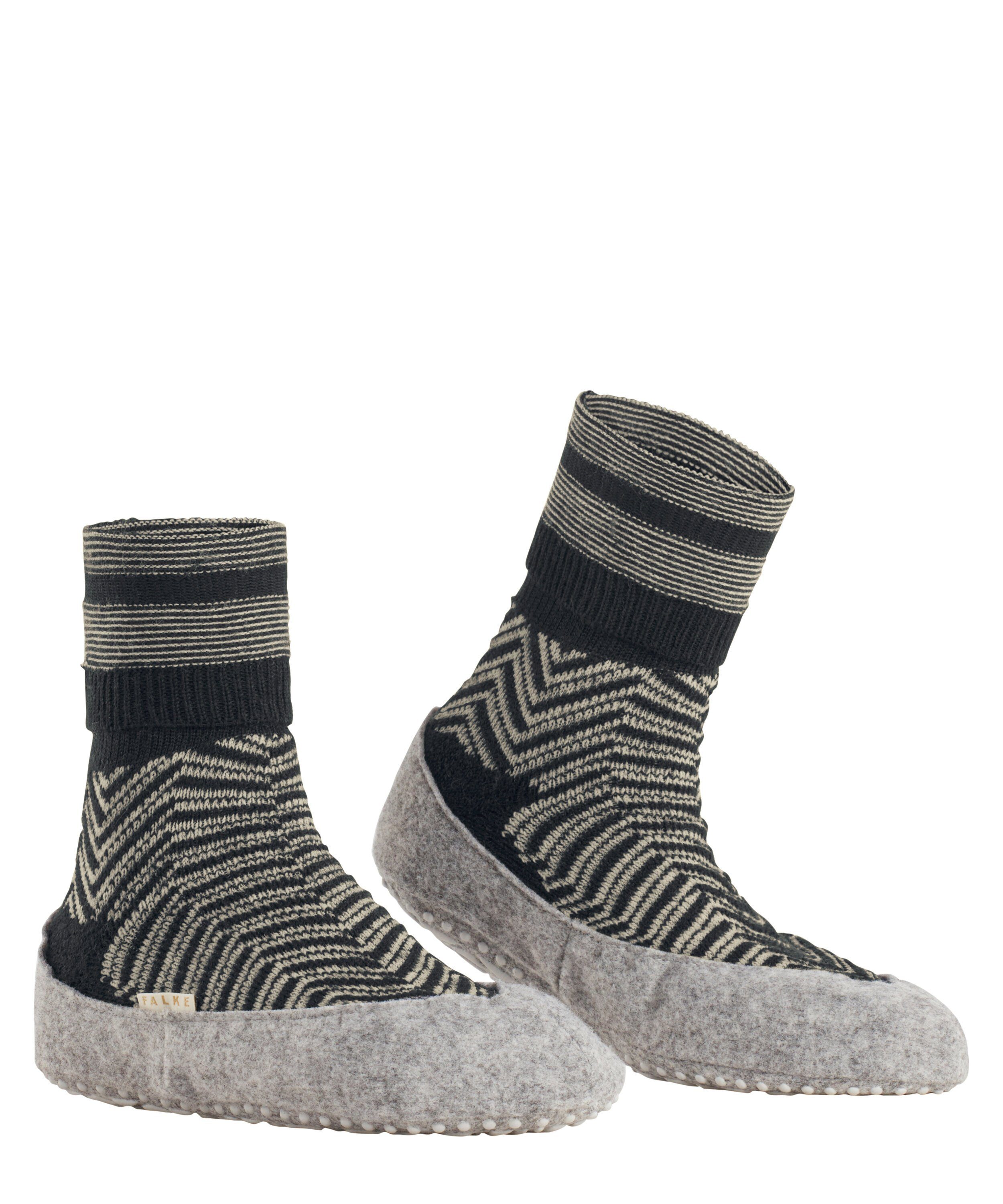 (3000) FALKE Socken (1-Paar) black Herringbone Cosyshoe