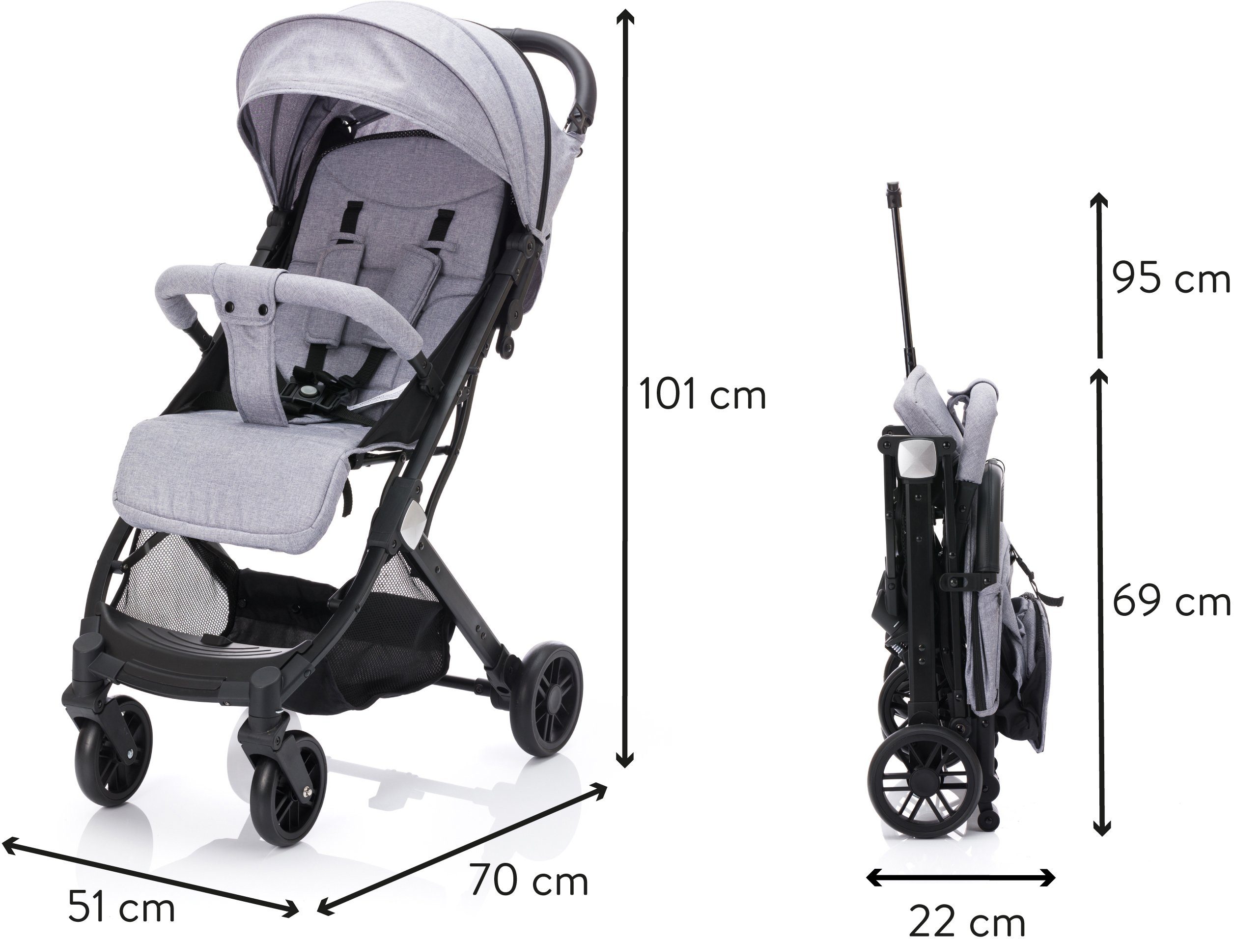 Fillikid Kinder-Buggy Styler, mit Trolleygriff