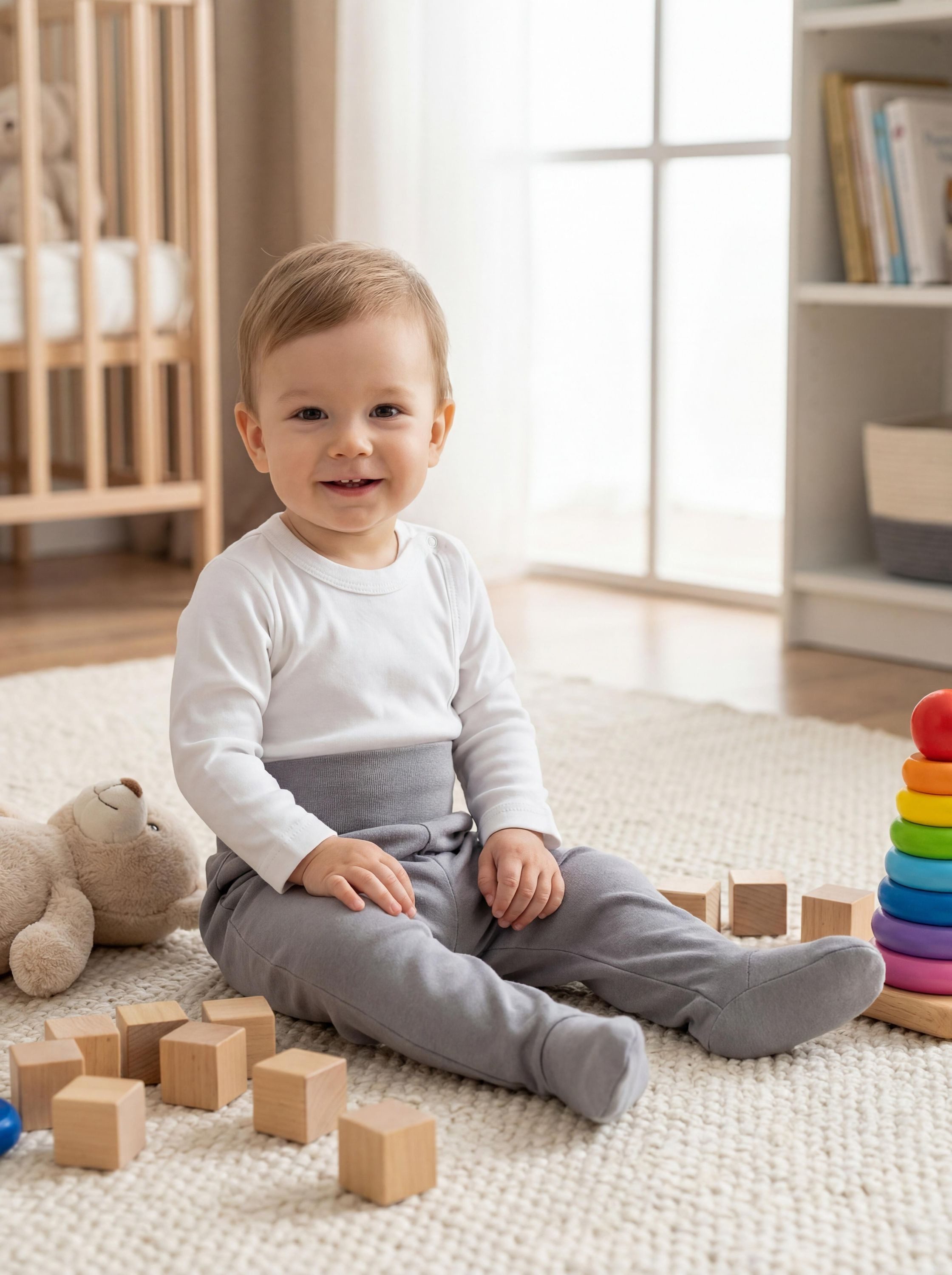 TupTam Strampler TupTam Baby Jungen Strampelhose mit Fuß 3er Pack