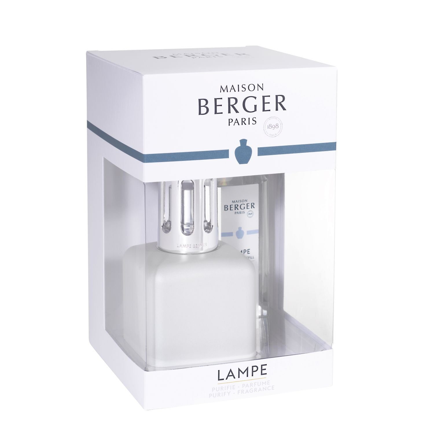 delikater PARIS - Ice Duft Weiß Moschus BERGER Cube Geschenkset MAISON Duftlampe Weiss