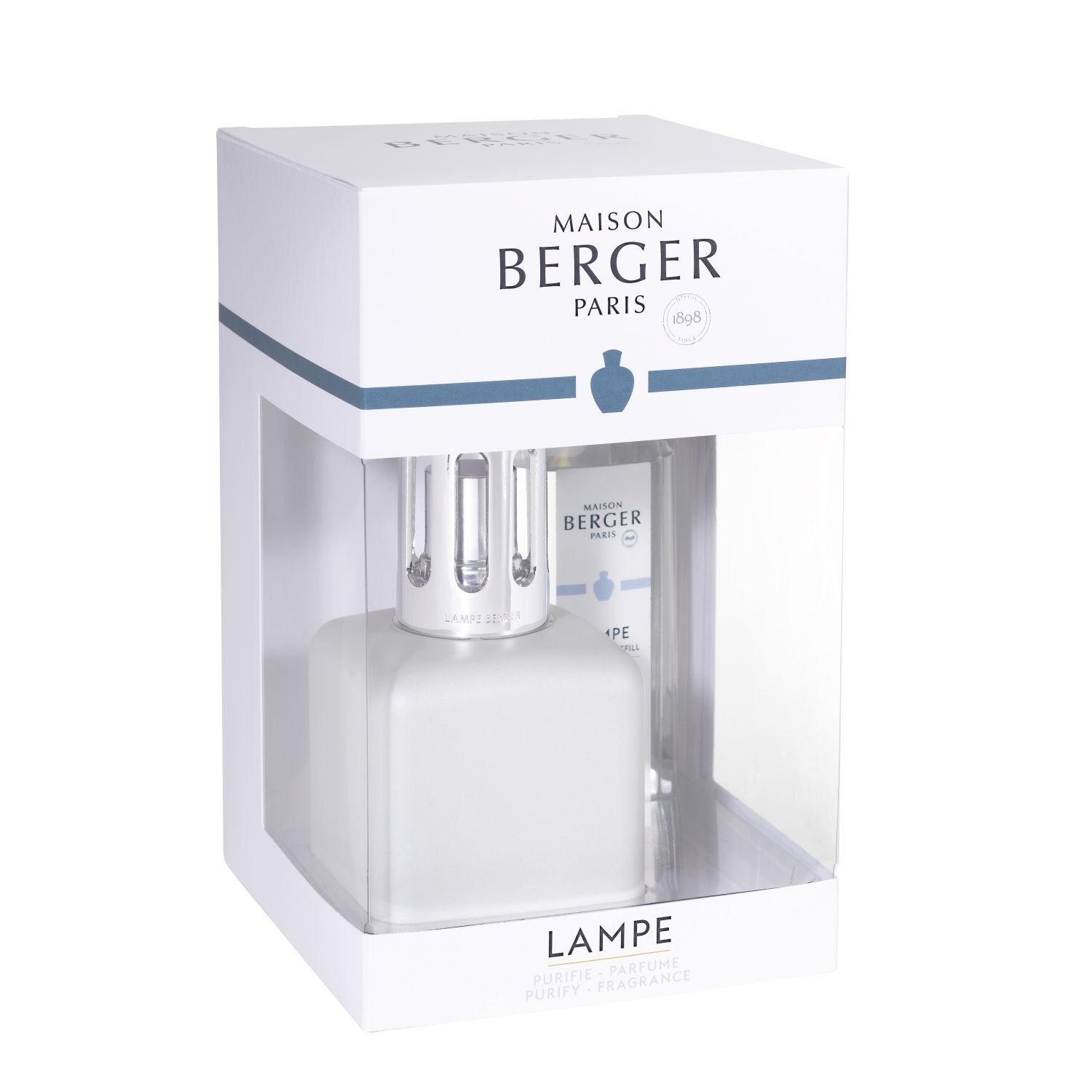 MAISON BERGER PARIS Duftlampe Geschenkset Ice Cube Weiß Weiss - Duft delikater Moschus